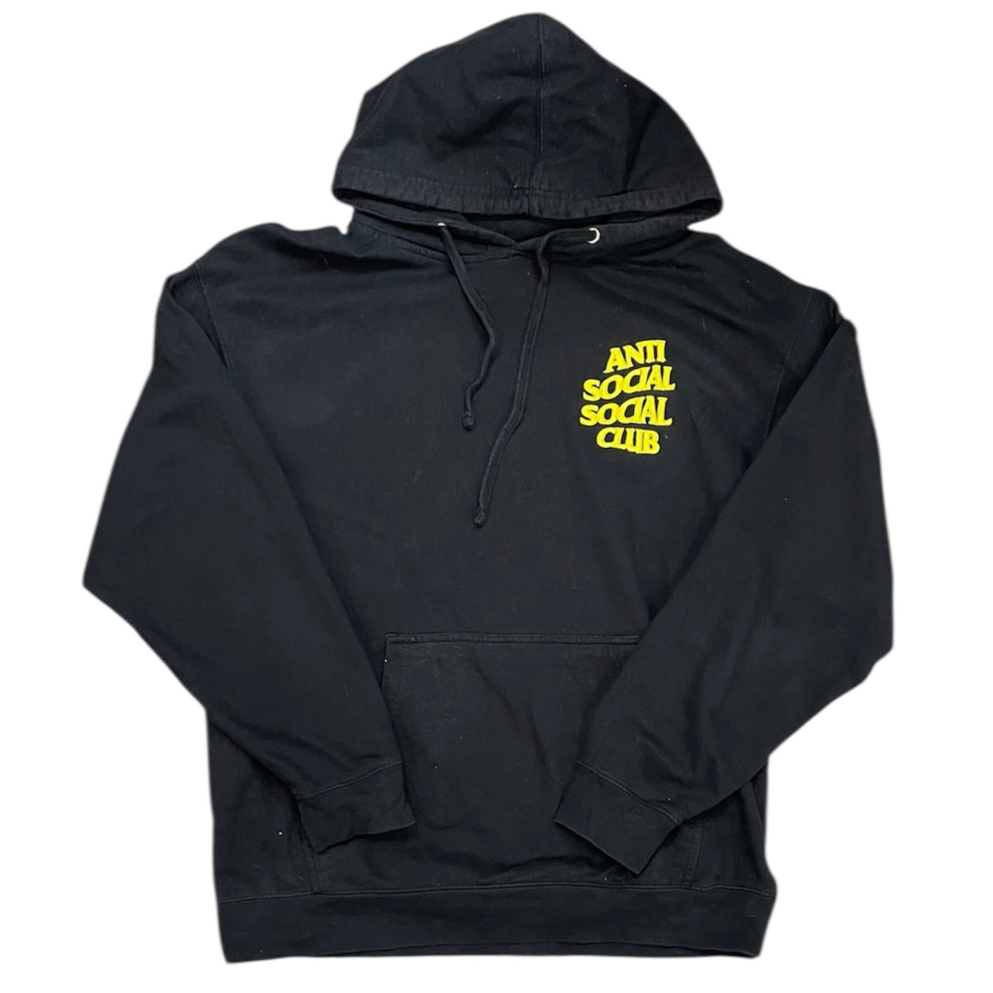 Anti Social Social Club Black Yellow Hoodie