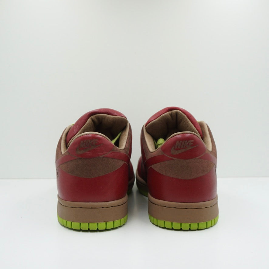 Nike Dunk Low 1-Piece Laser Varsity Red Chartreuse
