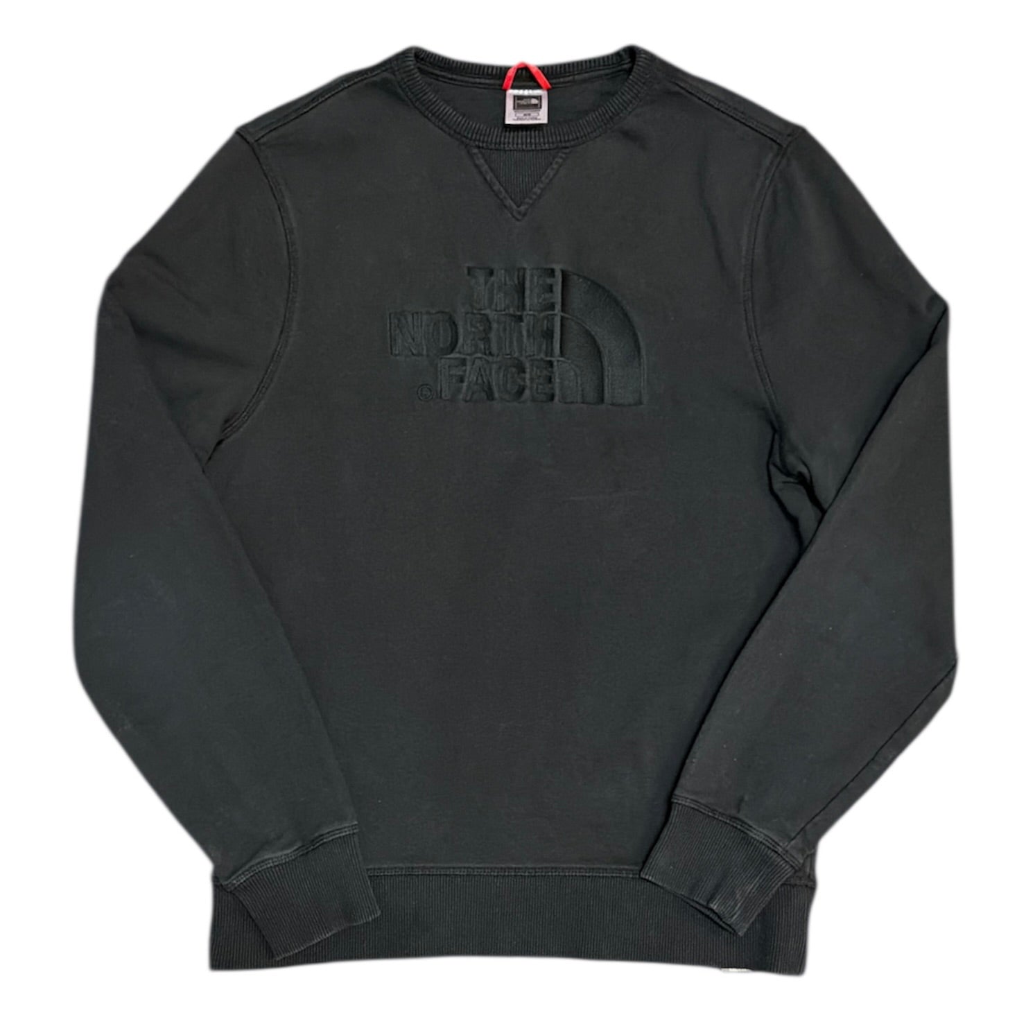 The North Face Drew Peak Embroidered Logo Triple Black Sweatshirt