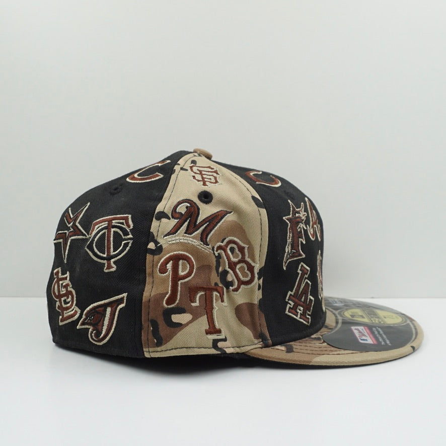 New Era All Star MLB Teams Beige Camo Fitted Cap