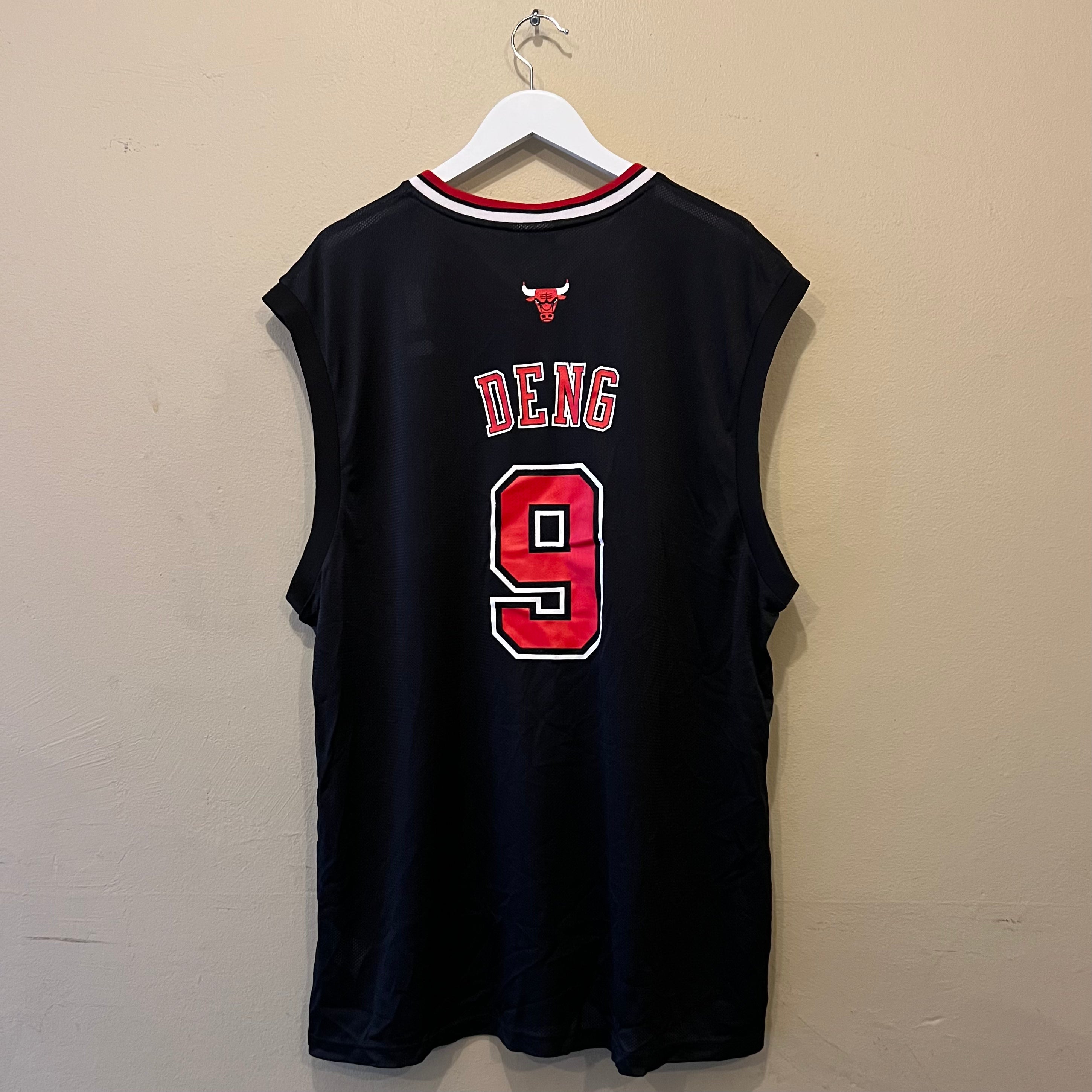 Reebok Chicago Bulls Deng #9 Basketball Jersey