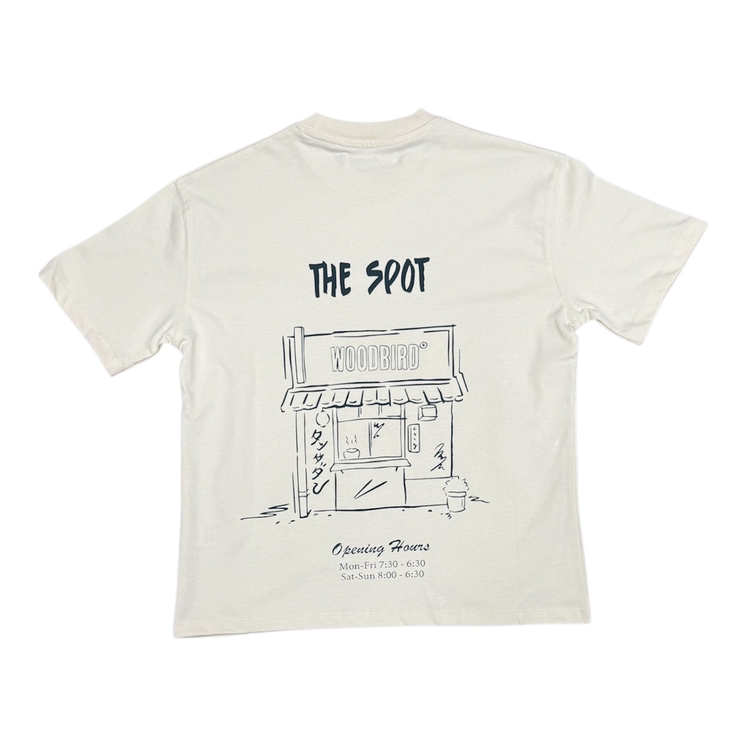 Woodbird Sport Off White Tshirt (W)