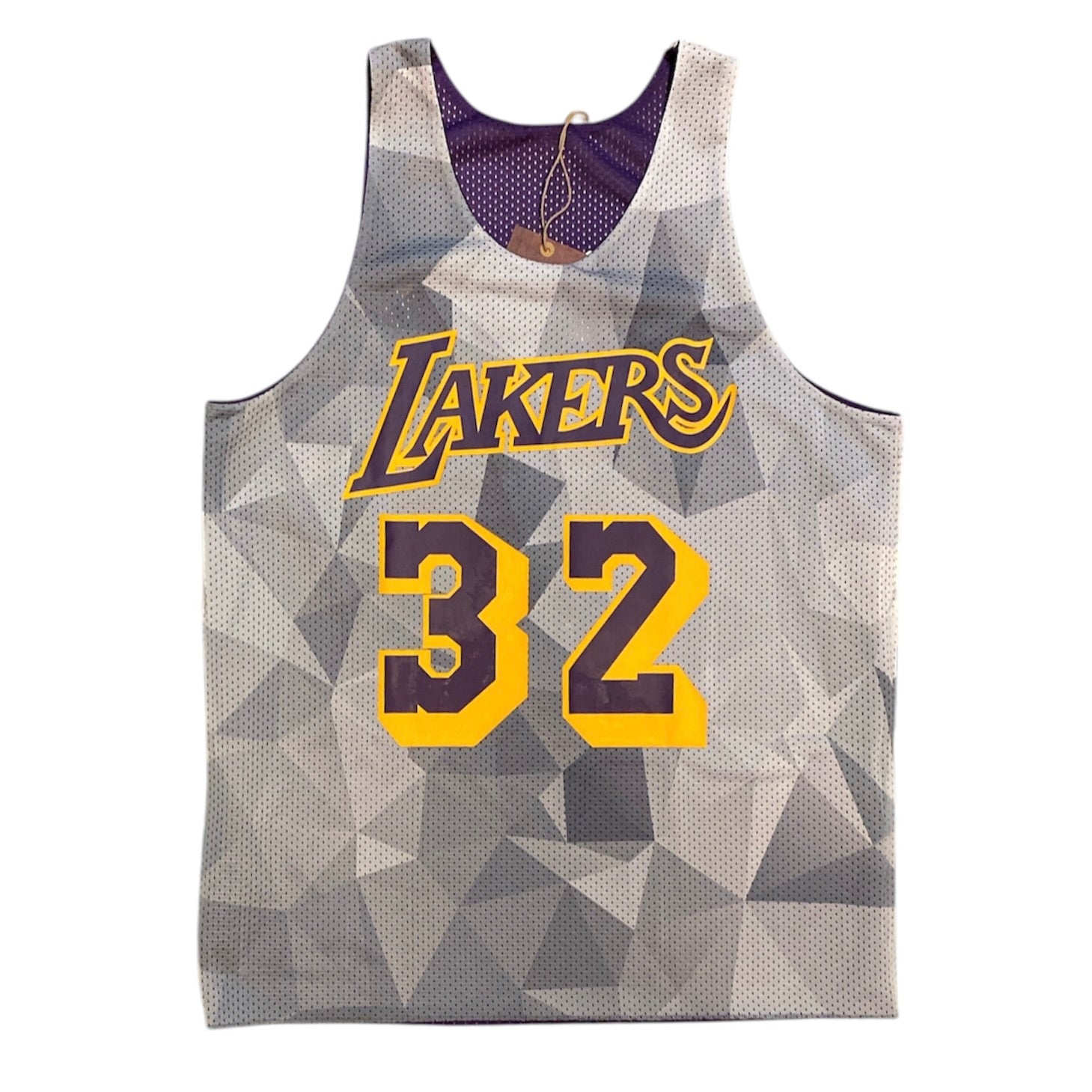 Mitchell & Ness Hardwood Classic Los Angeles Lakers Magic Johnson Reversible Mesh Basketball Jersey