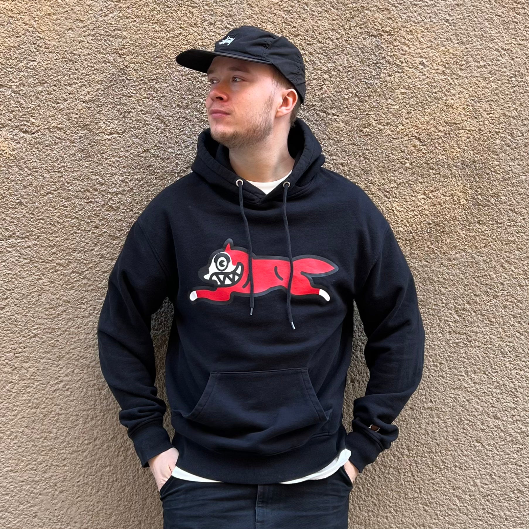 BBC Icecream Running Dog Hoodie Black