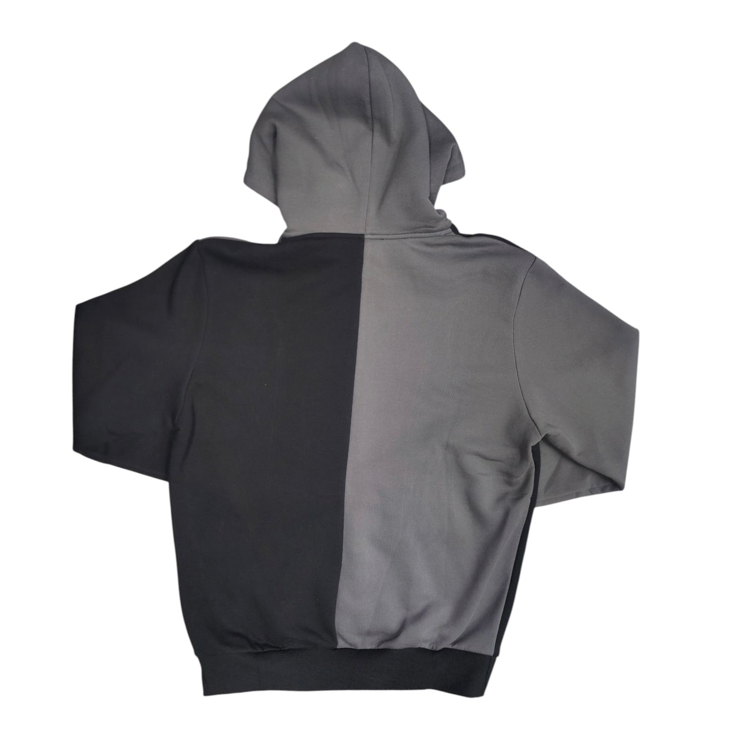 Poeticcollective Color Block Grey Black Hoodie