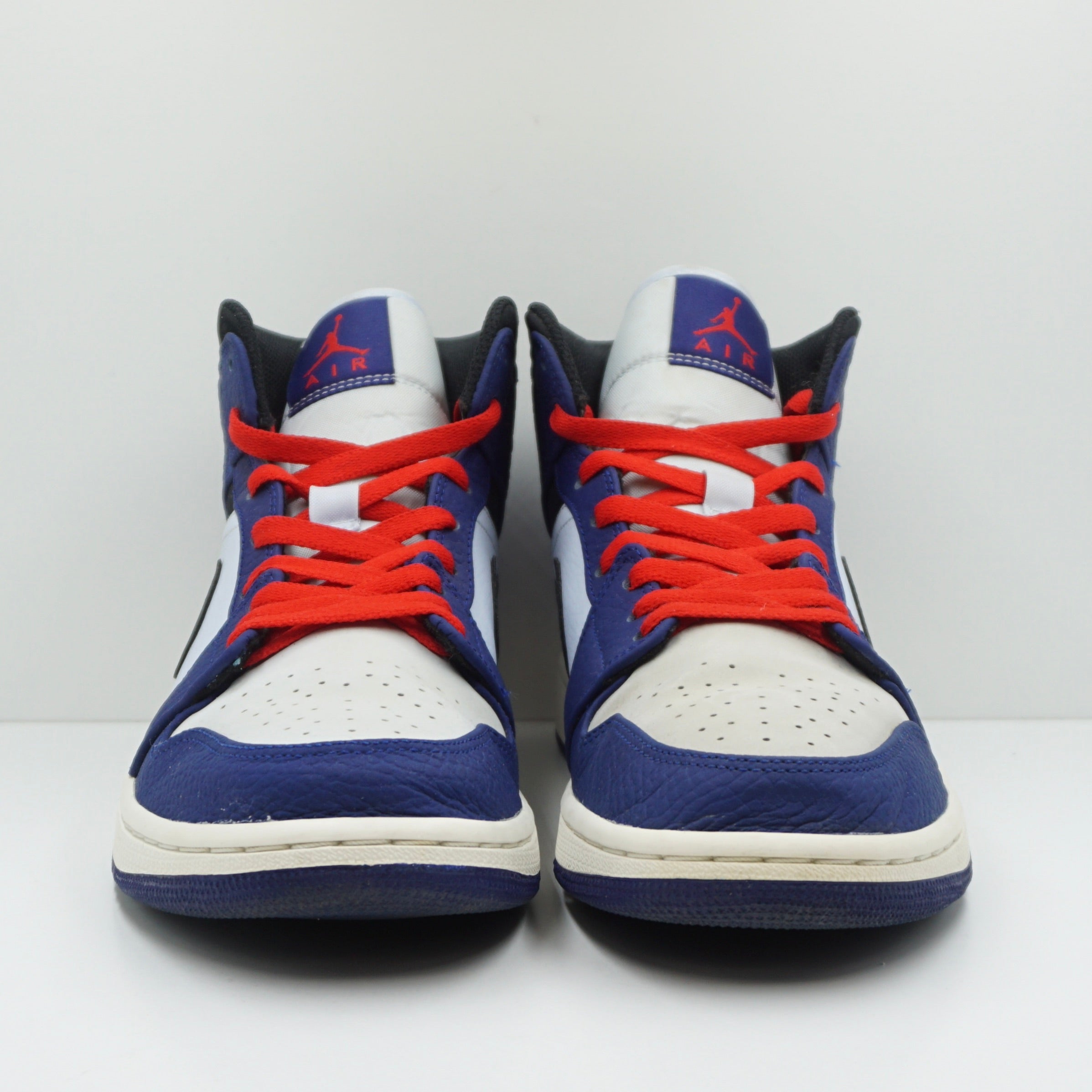 Jordan 1 Mid Deep Royal Blue Black