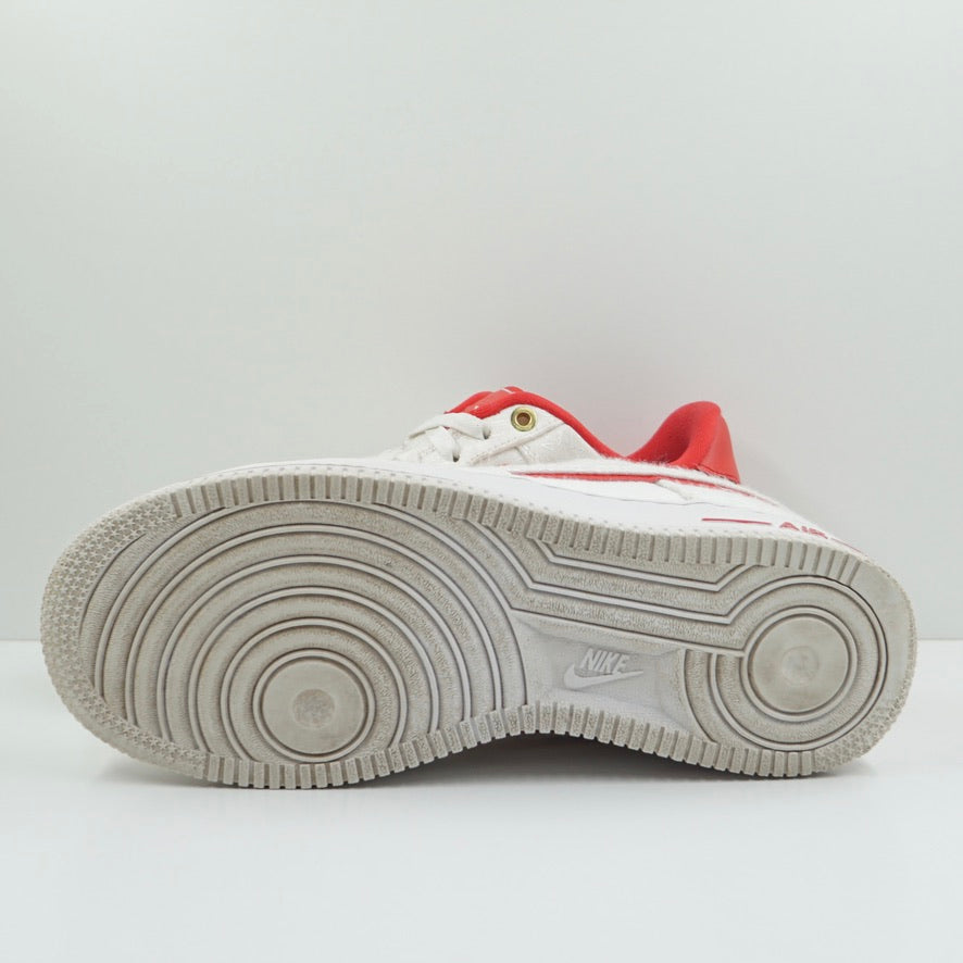 Nike Air Force 1 Low Lux White Red (W )