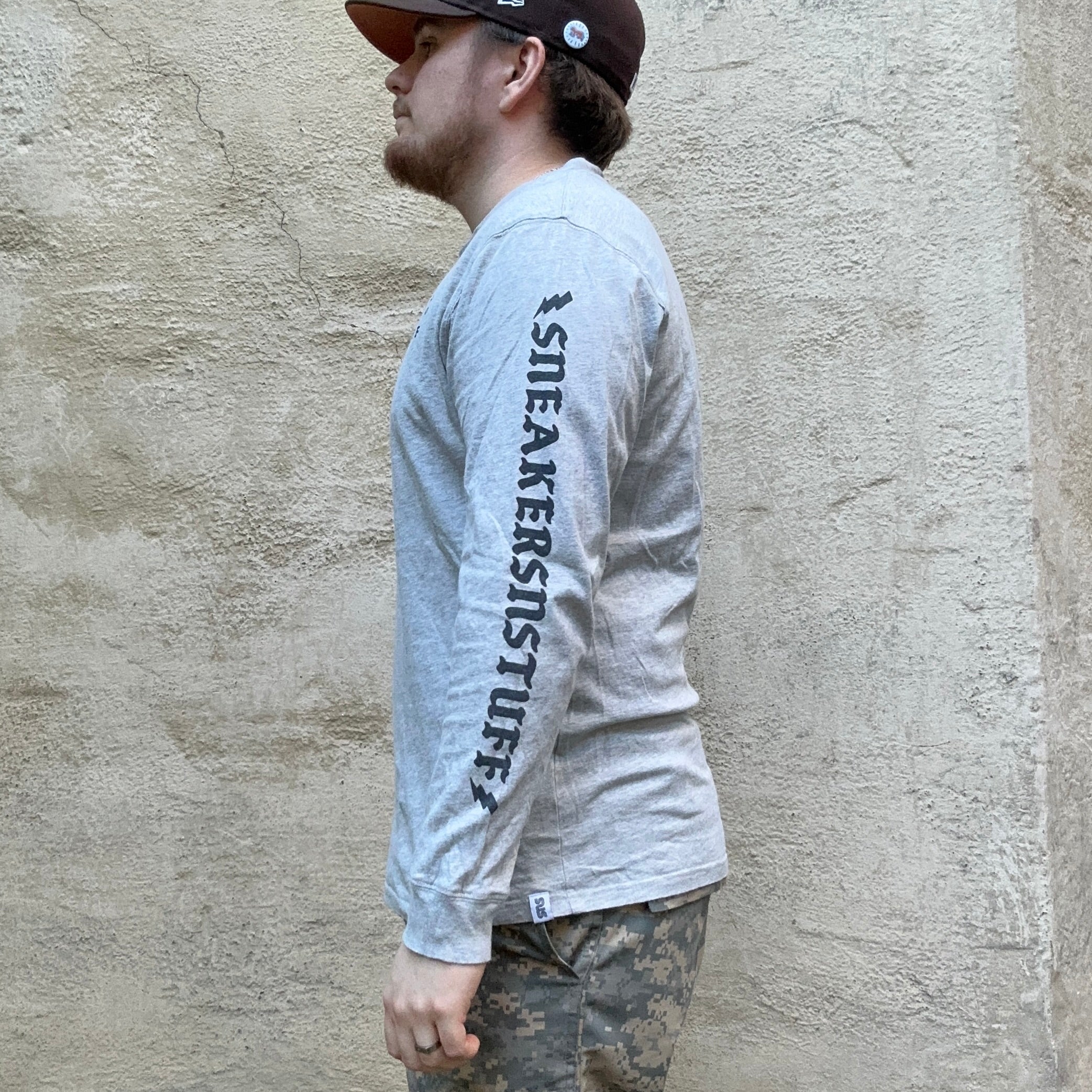Sneakersnstuff Grey Long Sleeve Tshirt