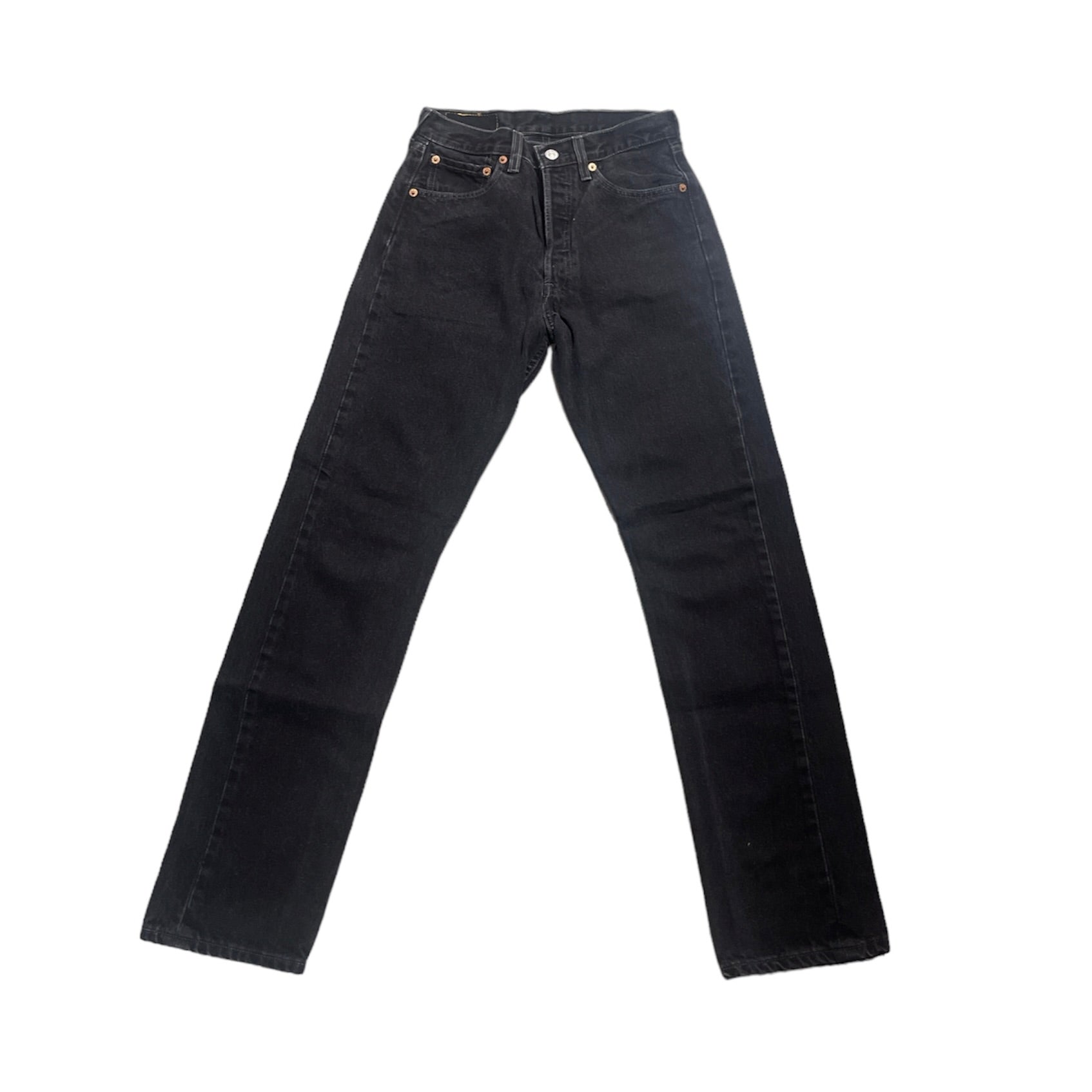 Vintage Levis 501 Vintage Black/Grey Jeans (W28/L32)