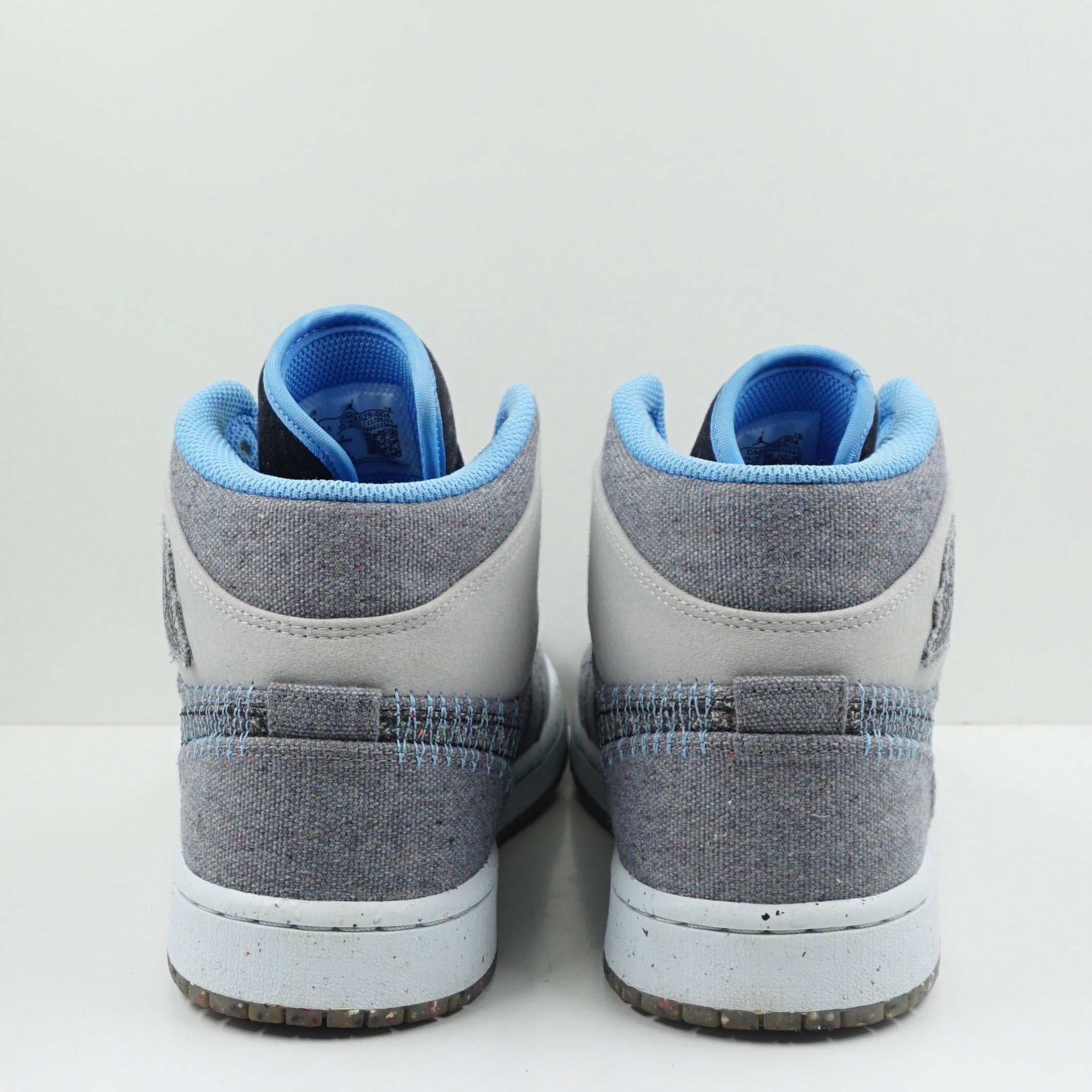 Jordan 1 Mid Crater Grey University Blue