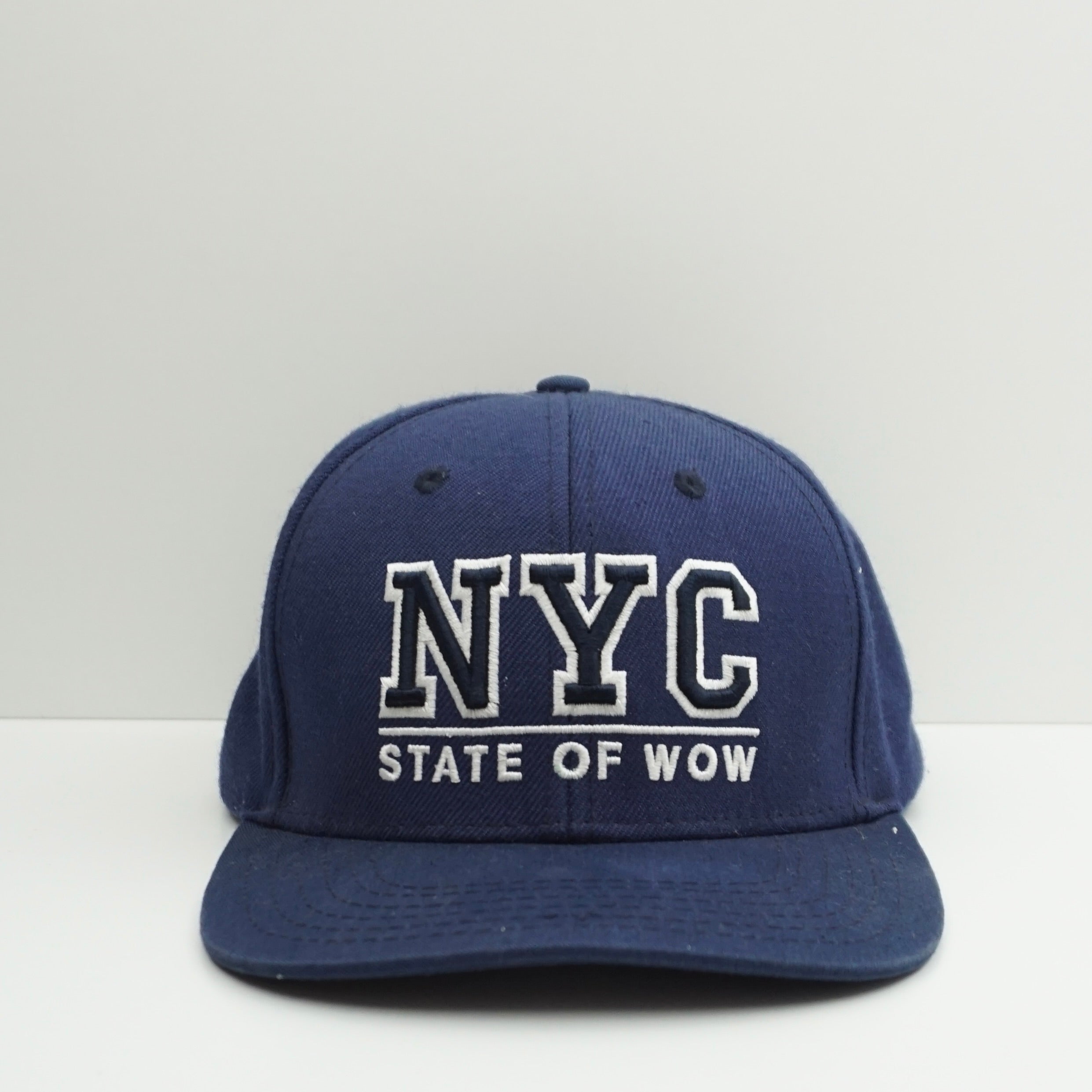 NYC State Of Wow Navy Snapback Cap