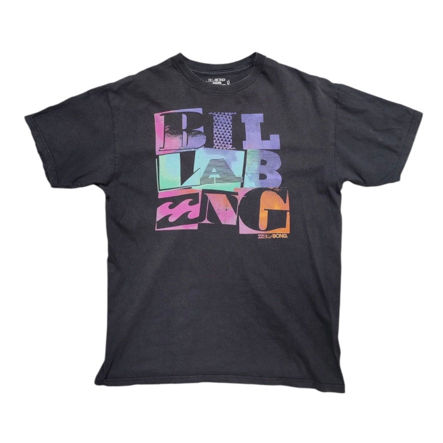 Billabong Print Black Tshirt