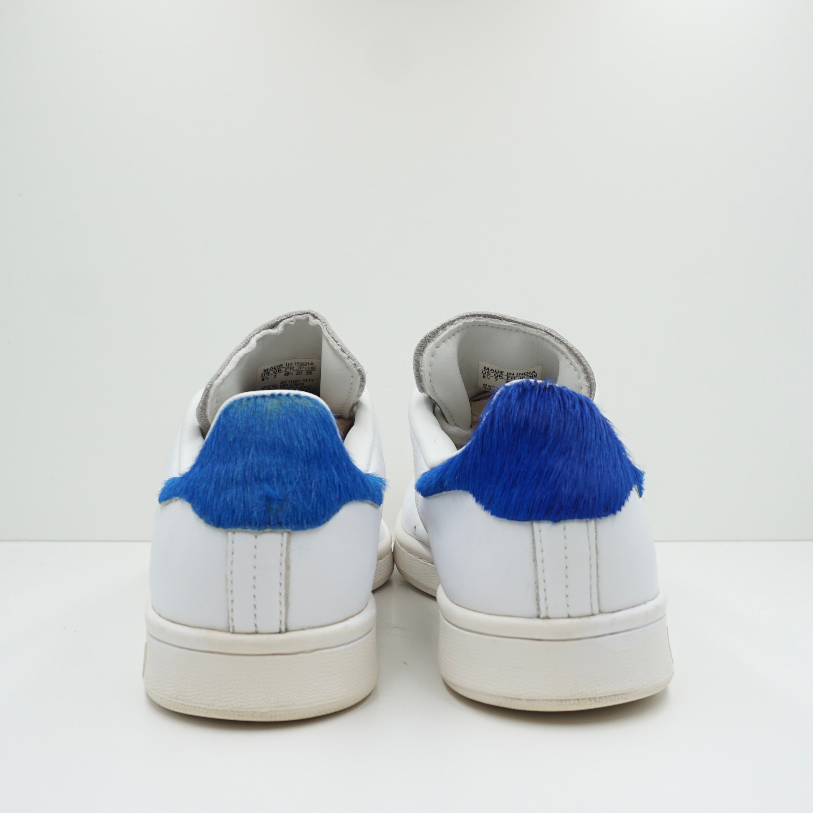 Adidas Stan Smith Blue Pony Hair Vintage White (W)