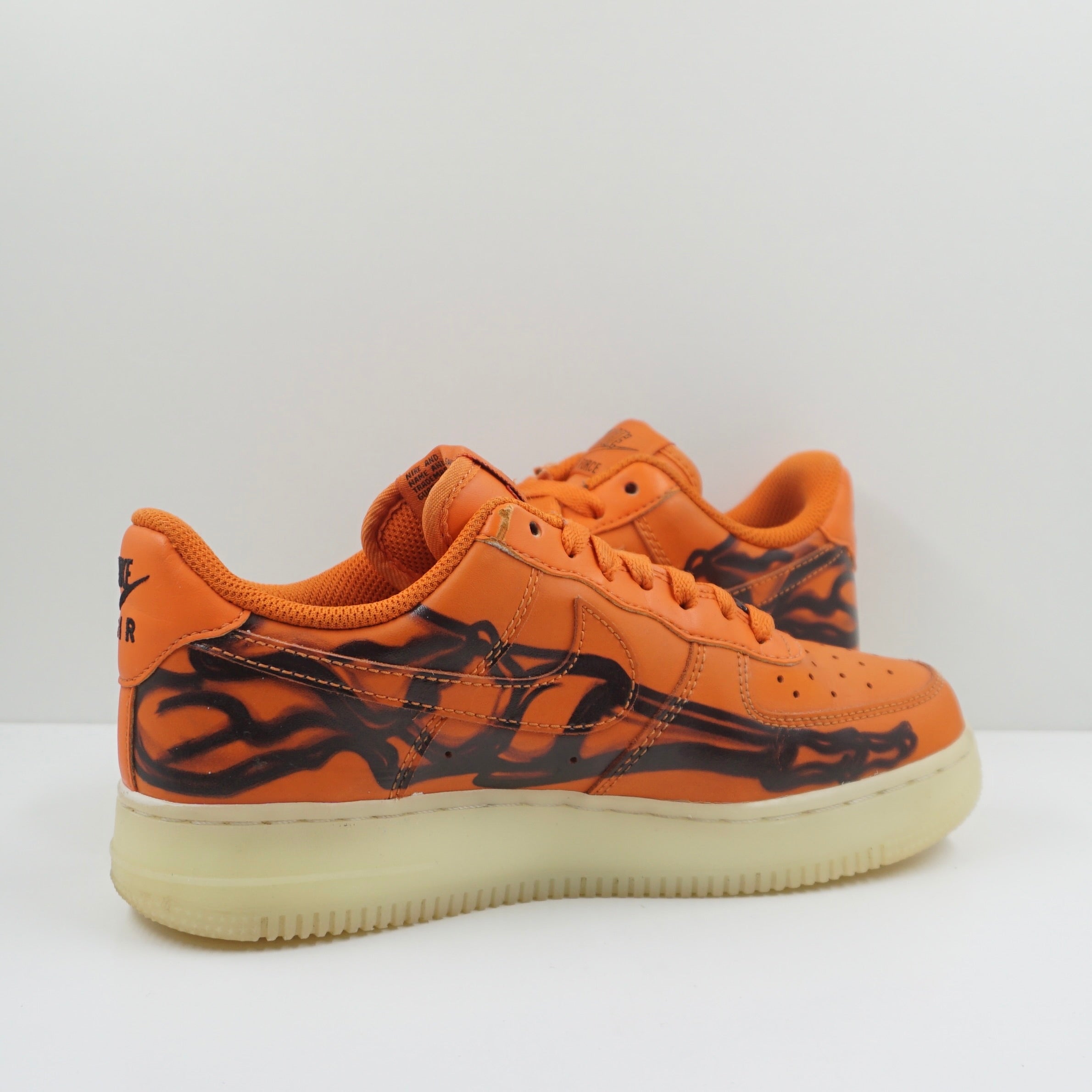 Nike Air Force 1 Low Orange Skeleton Halloween (2020)