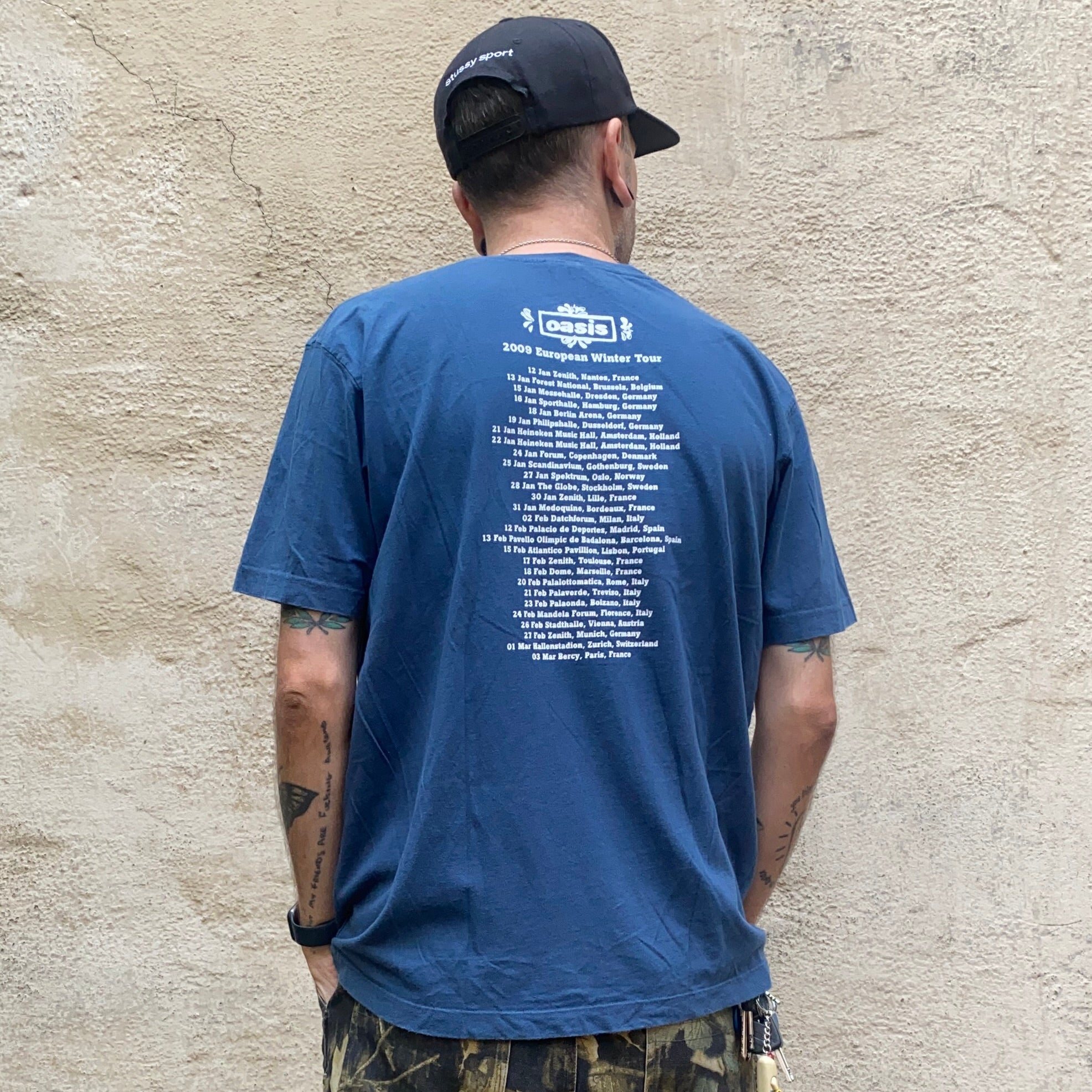 Oasis 2009 European Winter Tour Tshirt