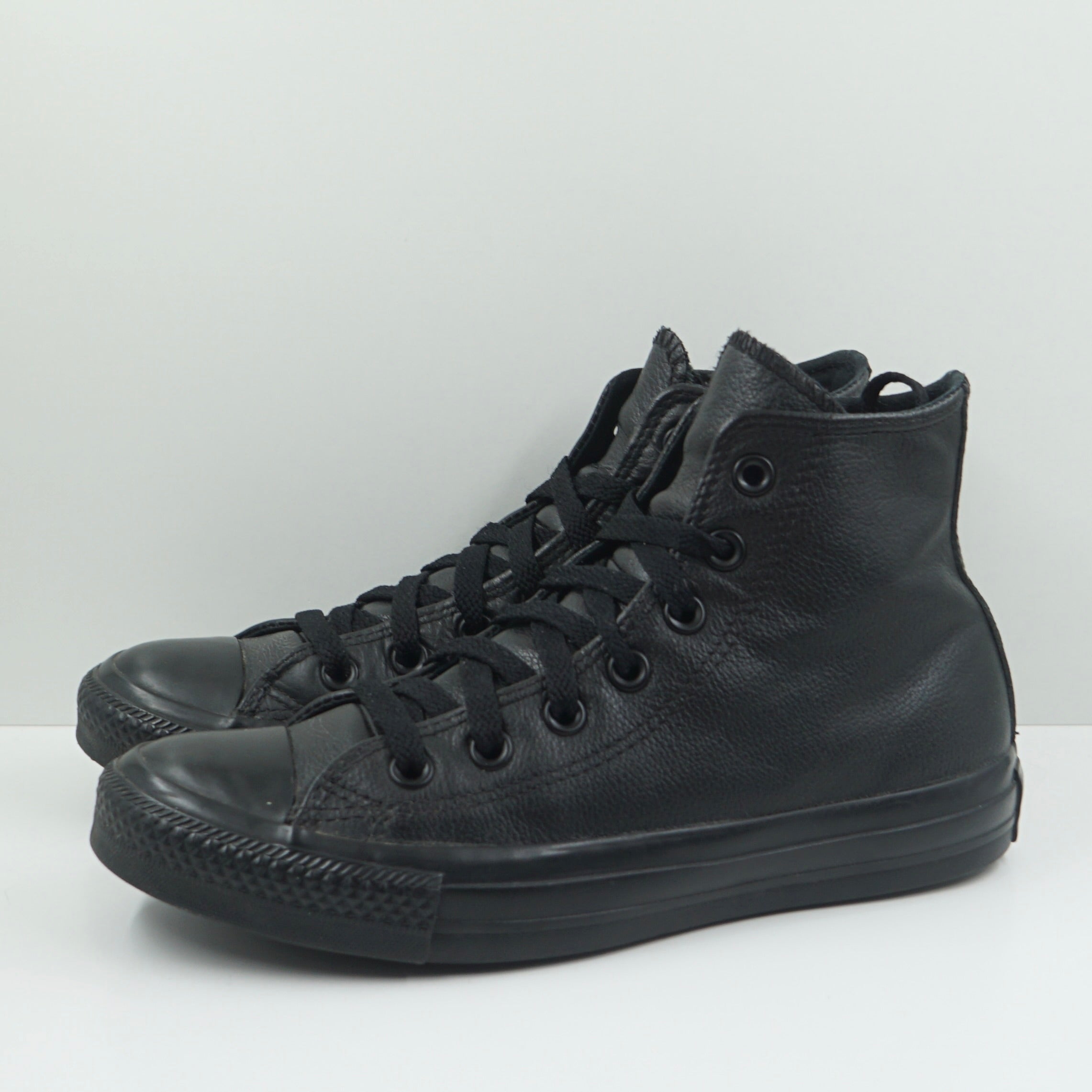 Converse Chuck Taylor All Star Hi Mono Black Leather