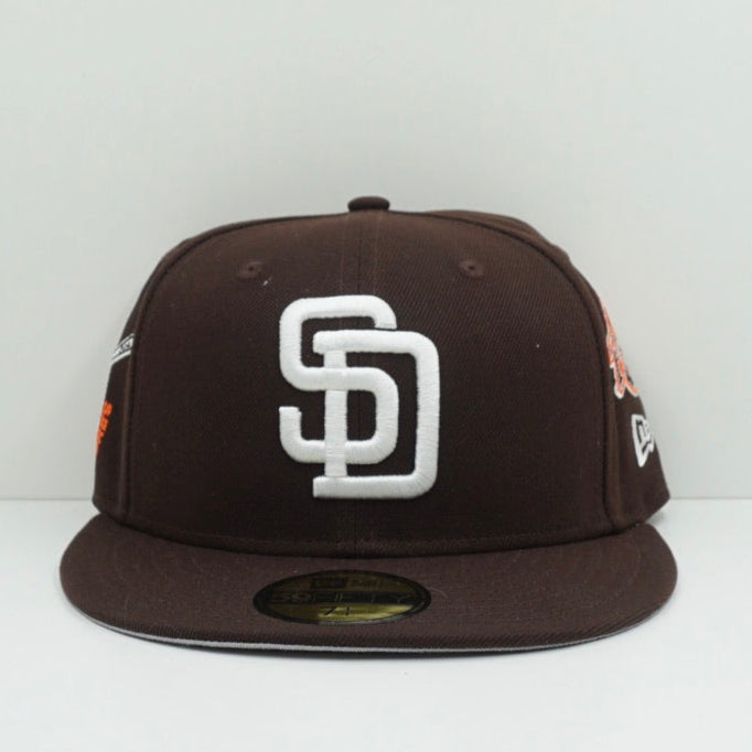 New Era San Diego Padres Cooperstown Multi Patch Brown Fitted Cap