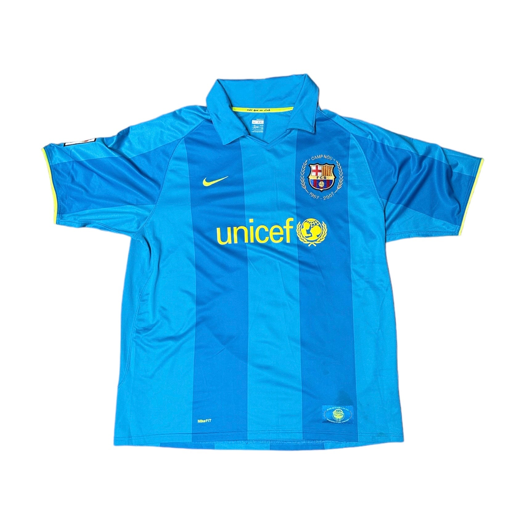 Nike FC Barcelona 2007/2008 Away Football Jersey