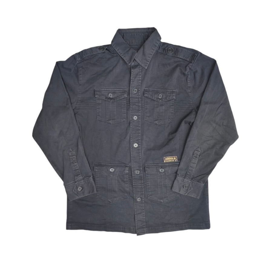 Adidas Black Canvas Muhammed Ali Overshirt