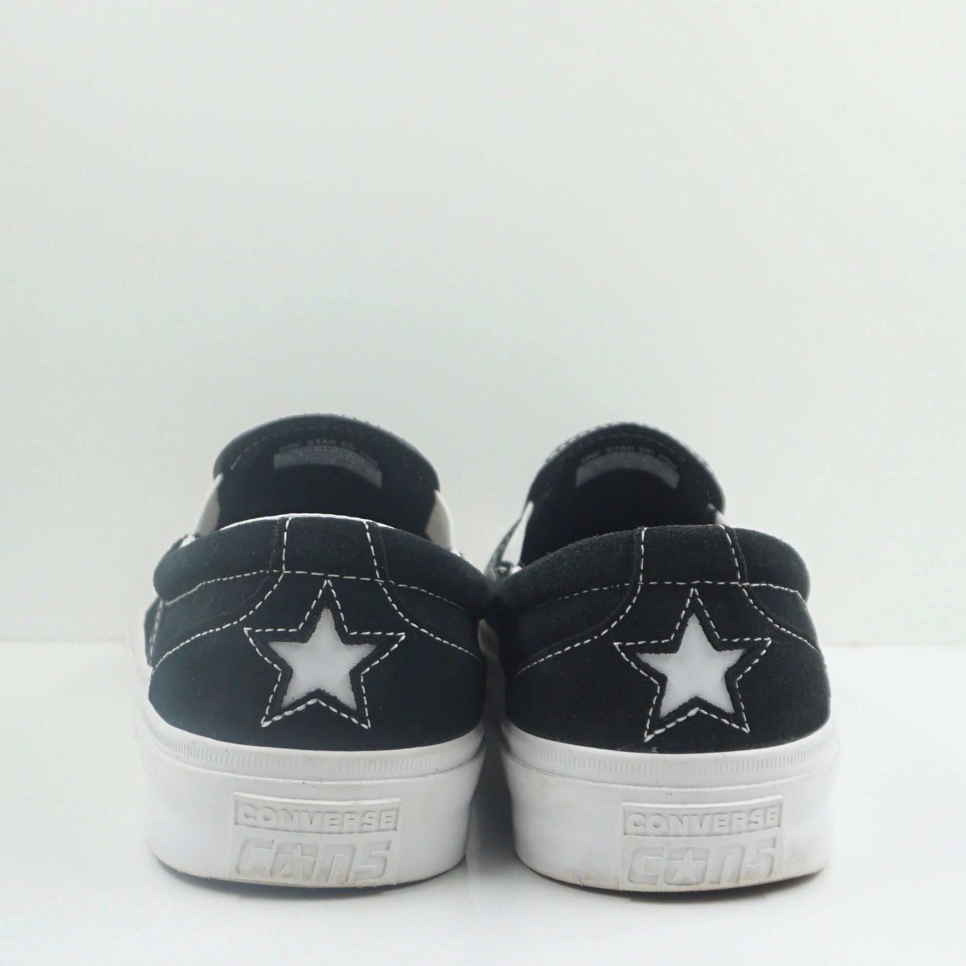 Converse One Star CC Pro Suede Slip-On Black White