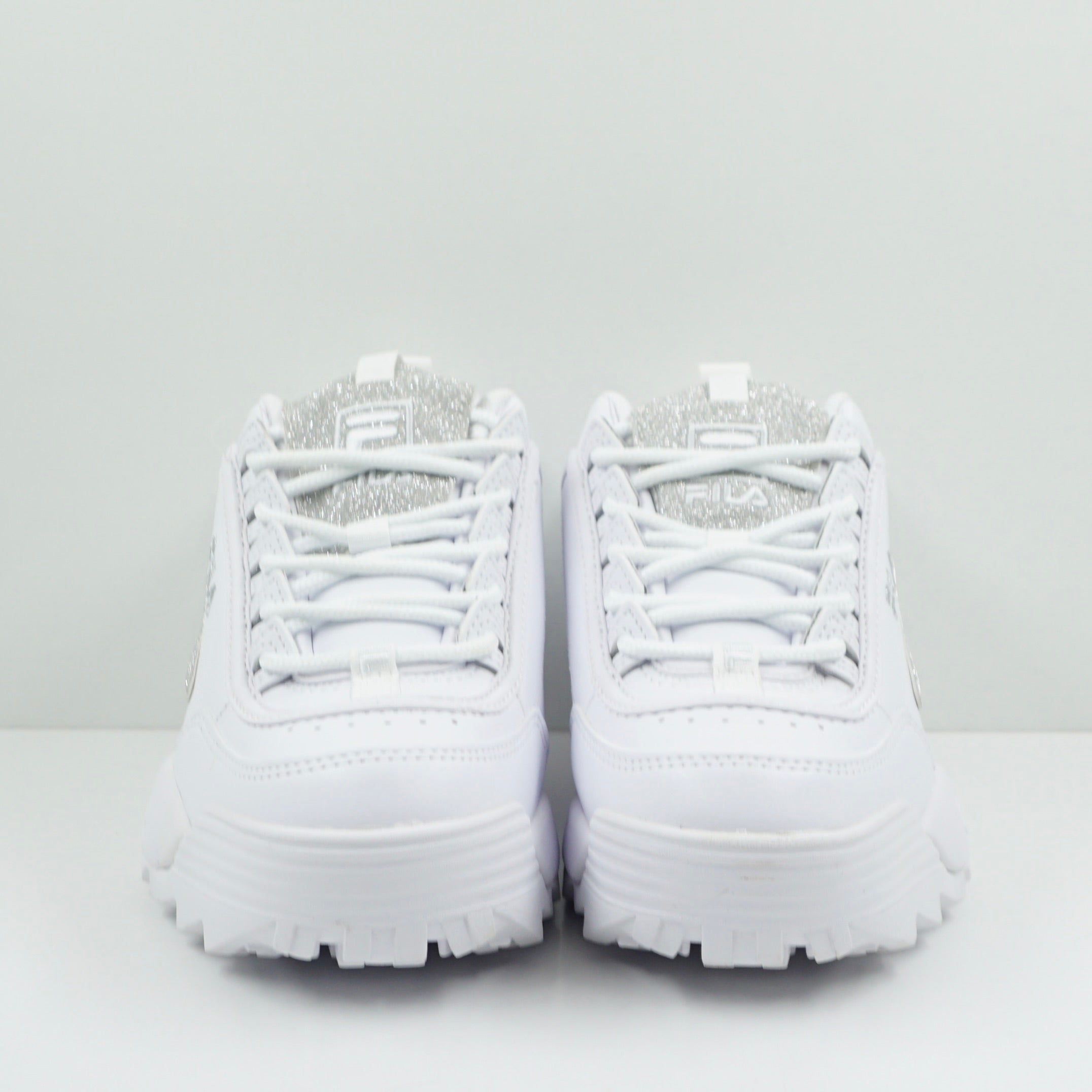 Fila Disruptor White Silver Glitter