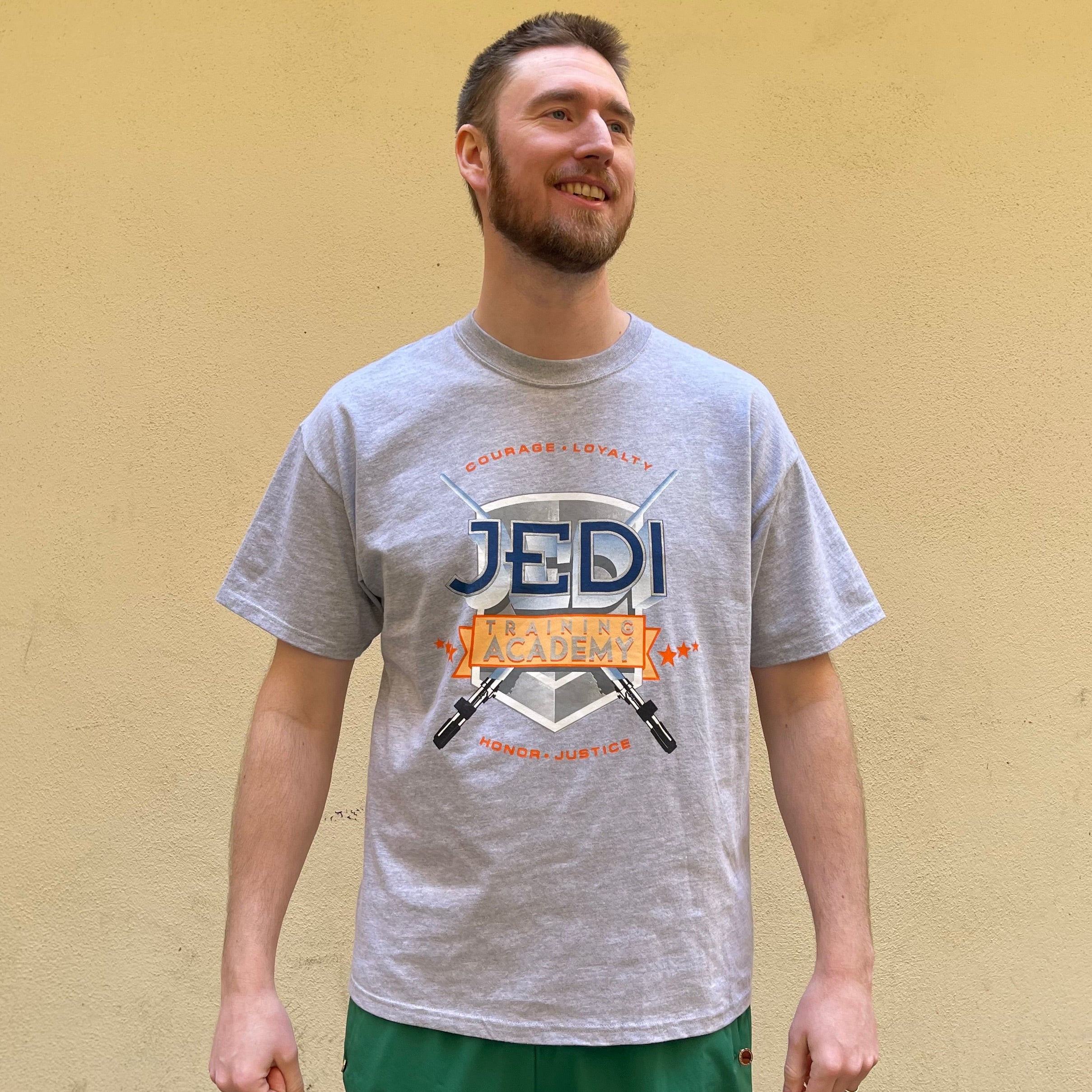 Star Wars Lucasfilm Grey Jedi Training Academy Tshirt