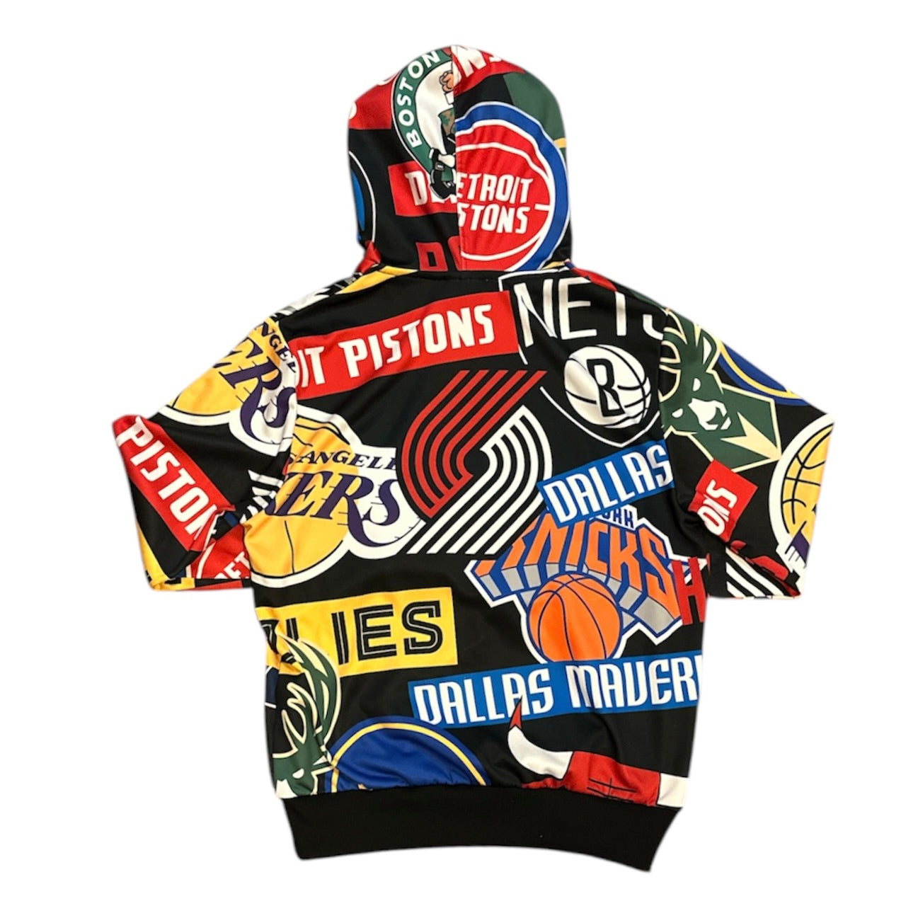 New Era NBA Logo All Over Print Hoodie