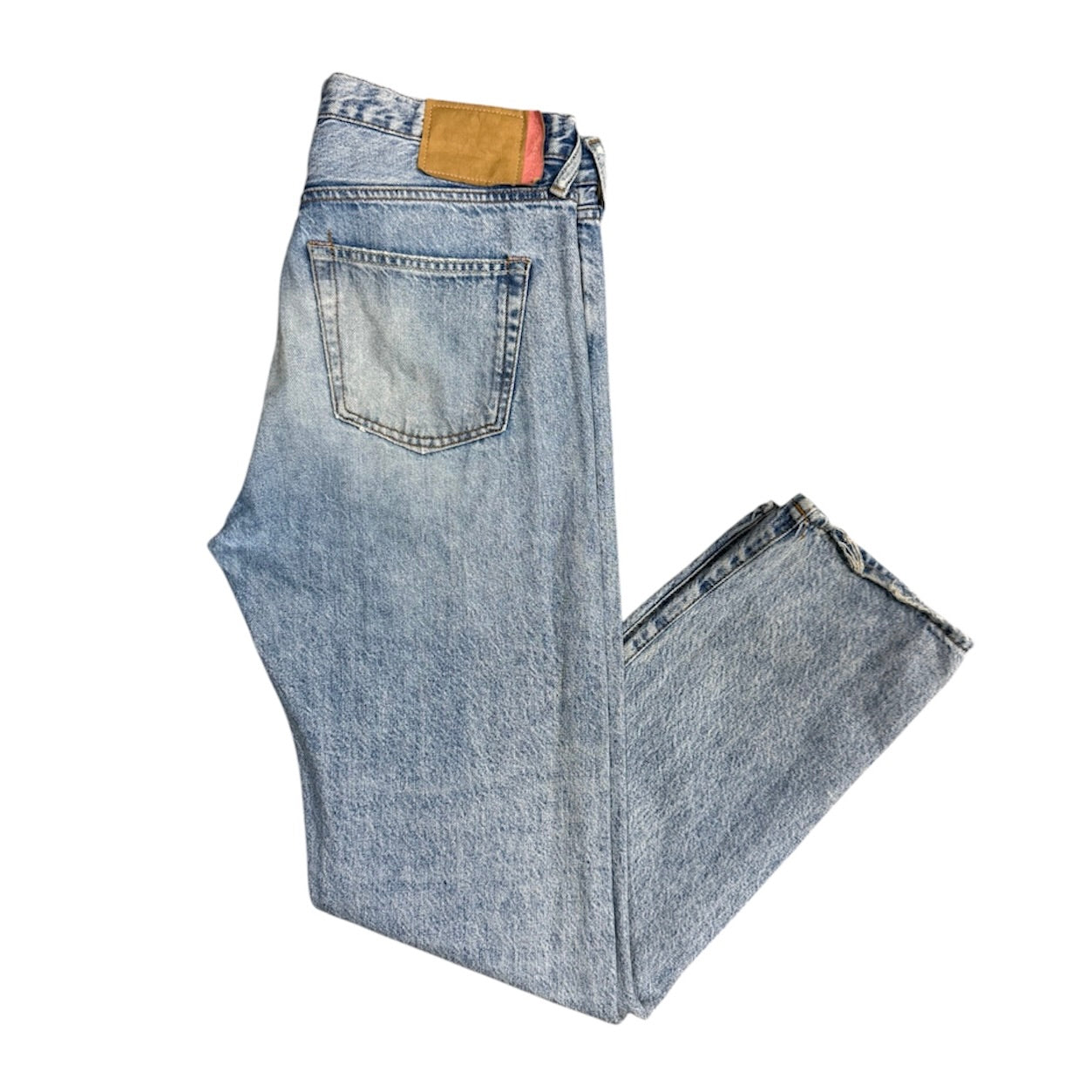 Acne Studio Blå Konst 1996 Light Blue Trash Jeans