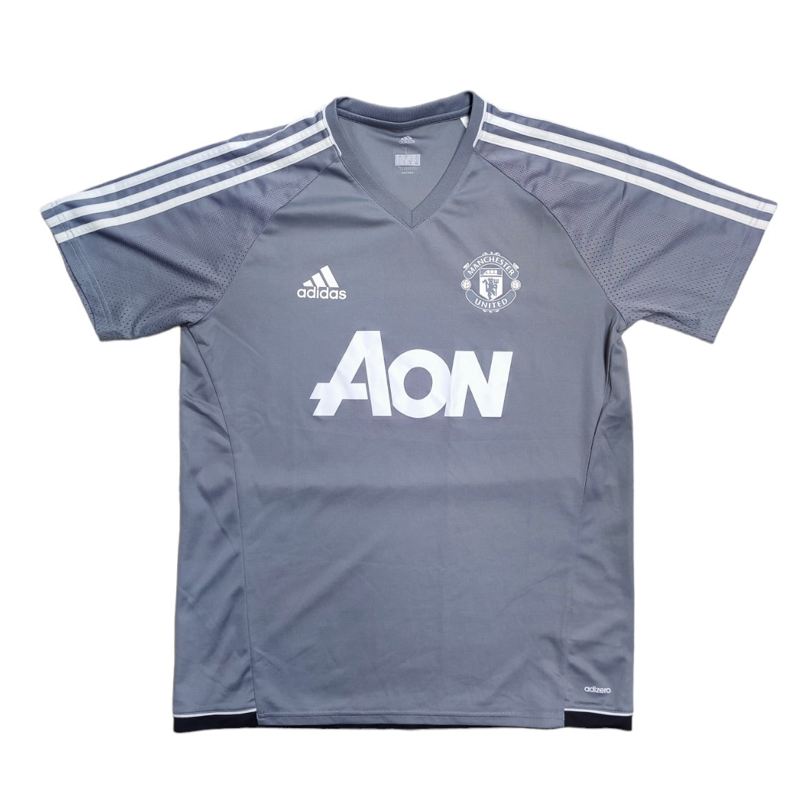 Adidas Manchester United 2017/2018 Grey Football Training Jersey