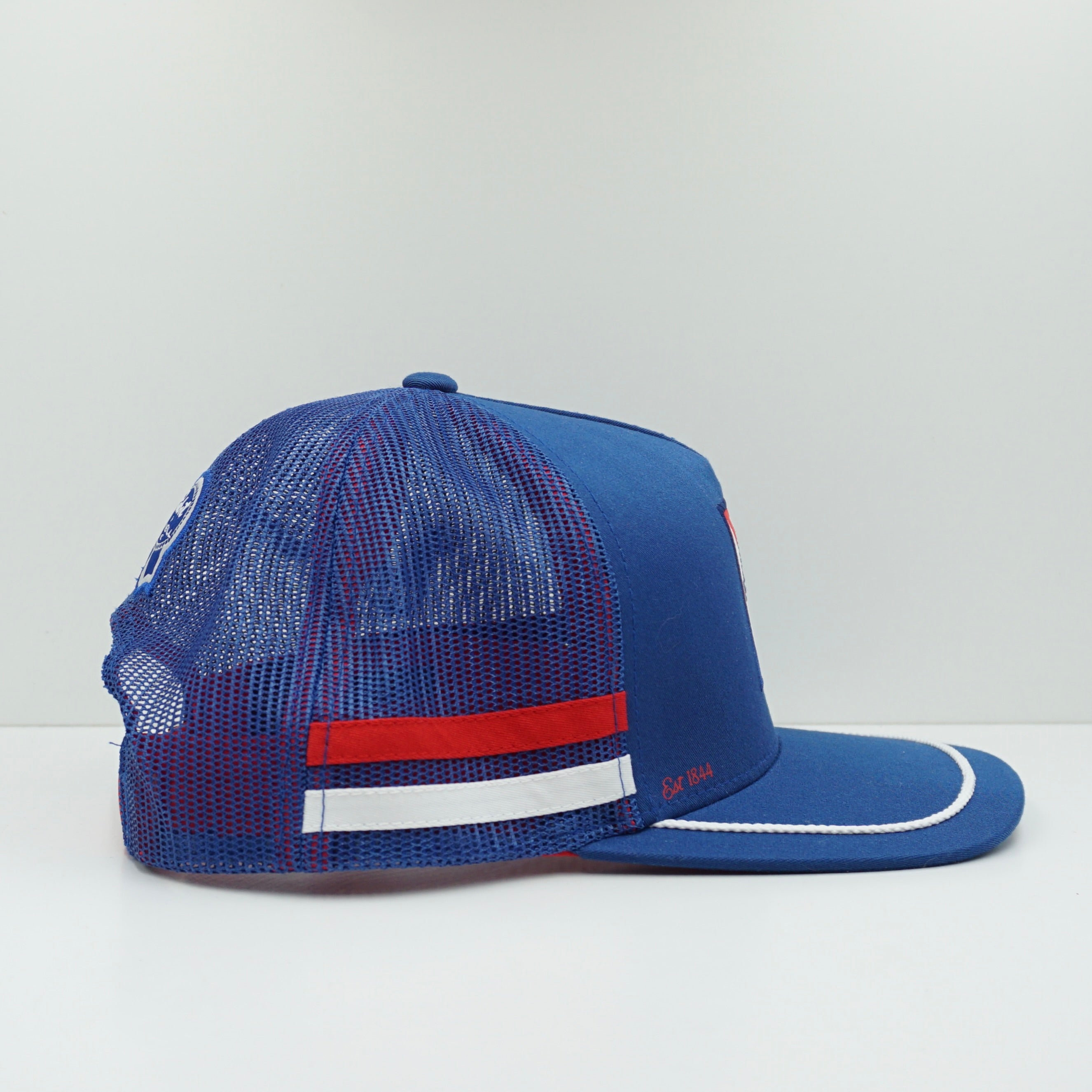 ONeill Surf x Pabst Blue Ribbon Beer Blue Mesh Trucker Snapback Cap