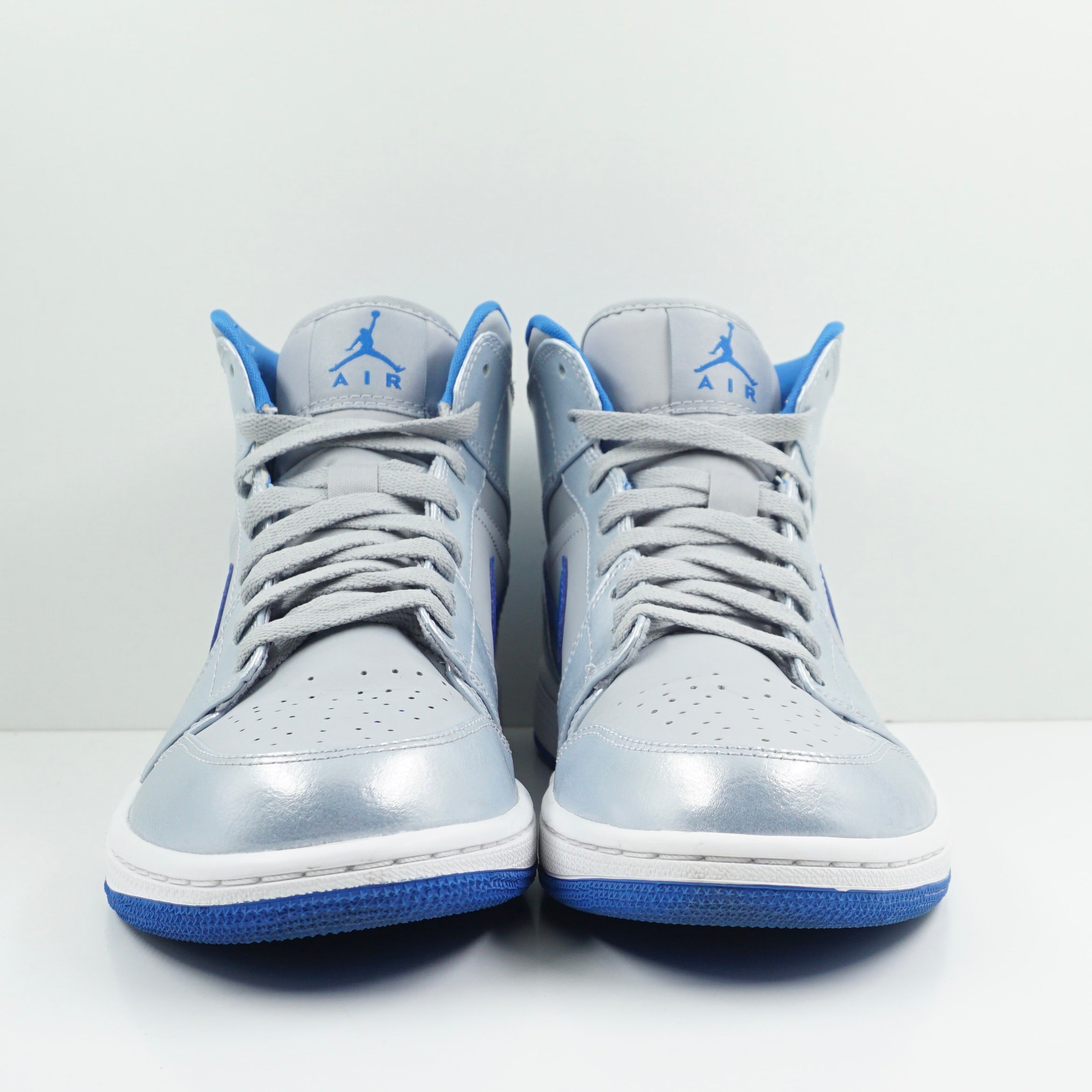 Jordan 1 Mid Wolf Grey Sport Blue