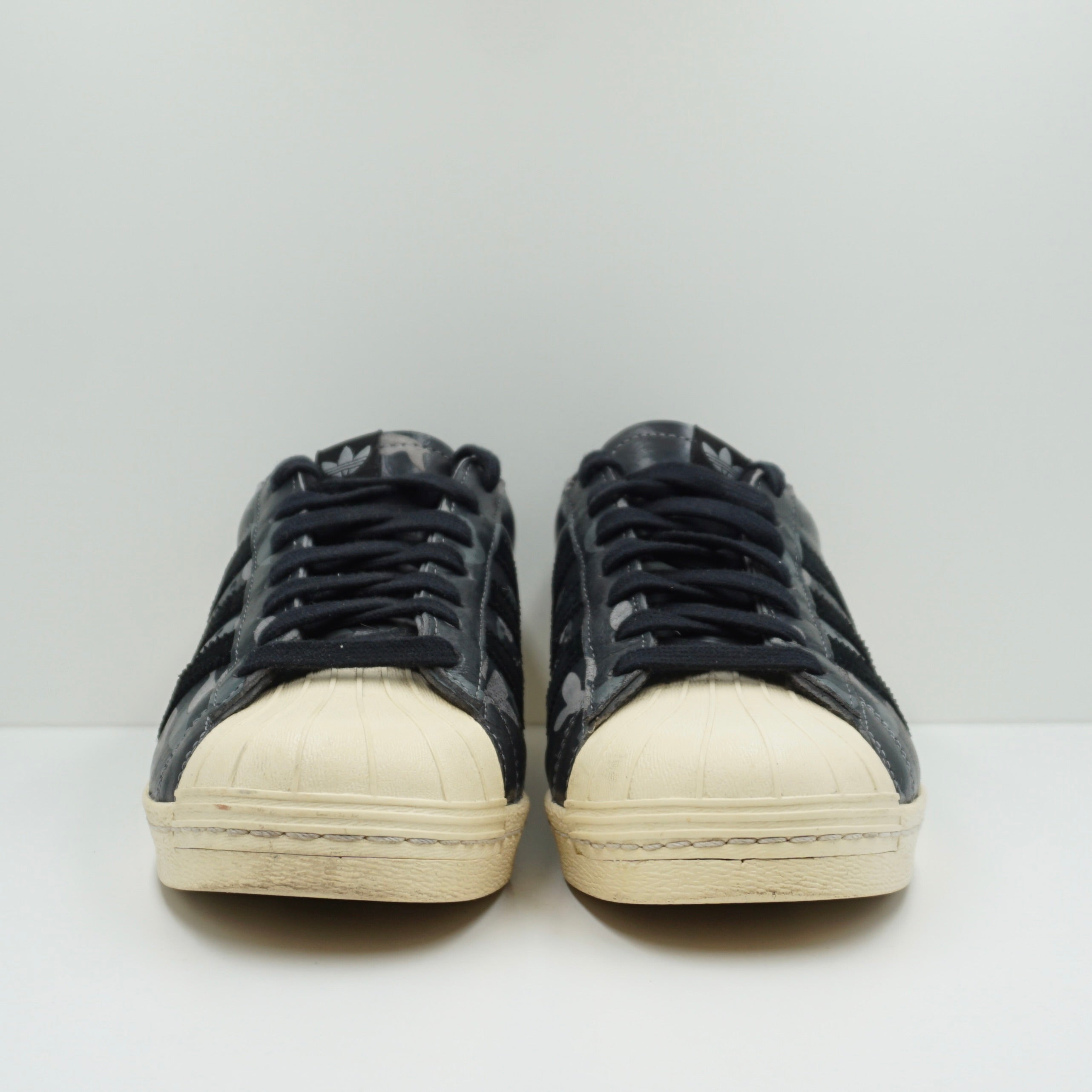 Adidas A Bathing Ape x Undeafeated x Superstar 80s Black Camo