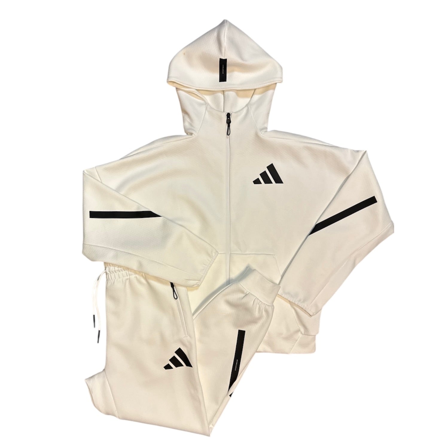 Adidas Z.N.E White Track Top & Pants Set (W)