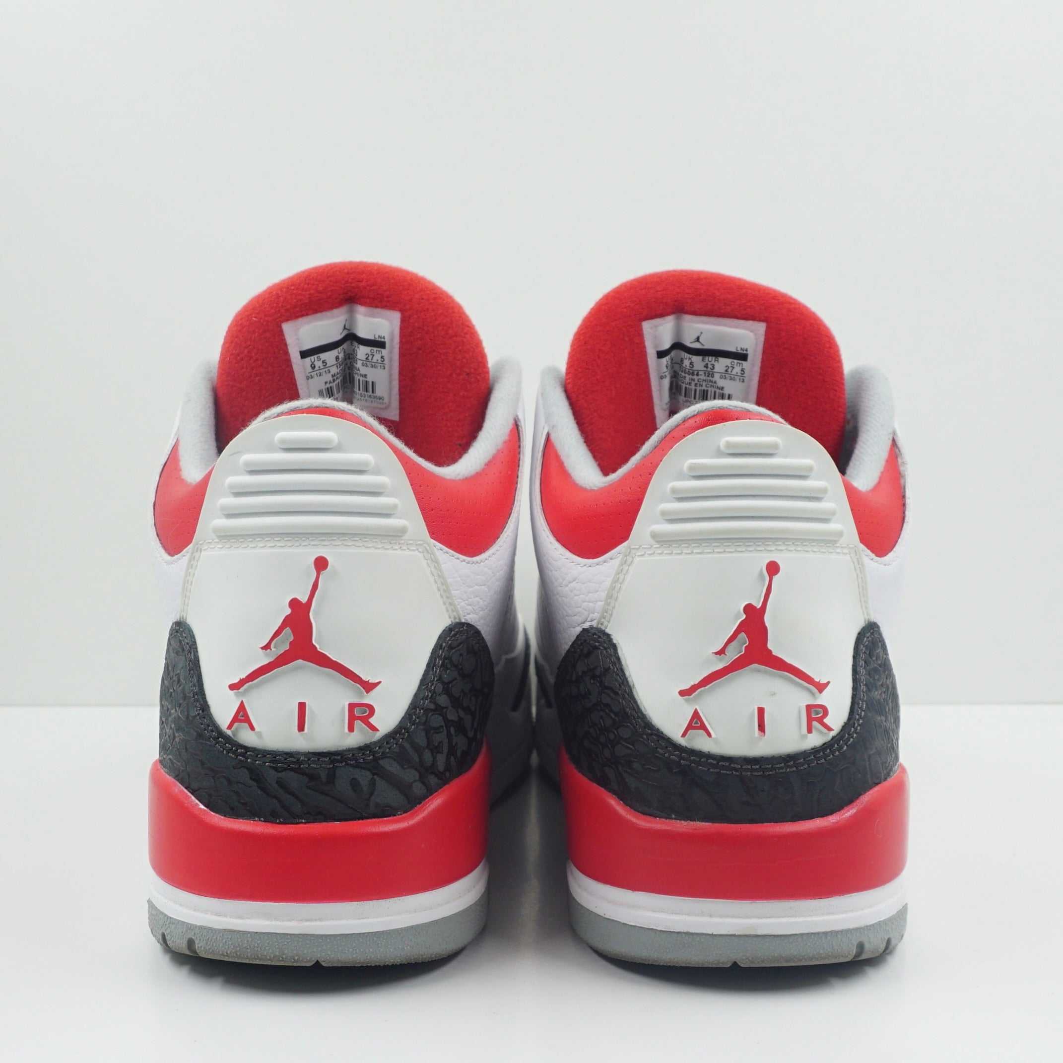 Jordan 3 Retro Fire Red (2013)