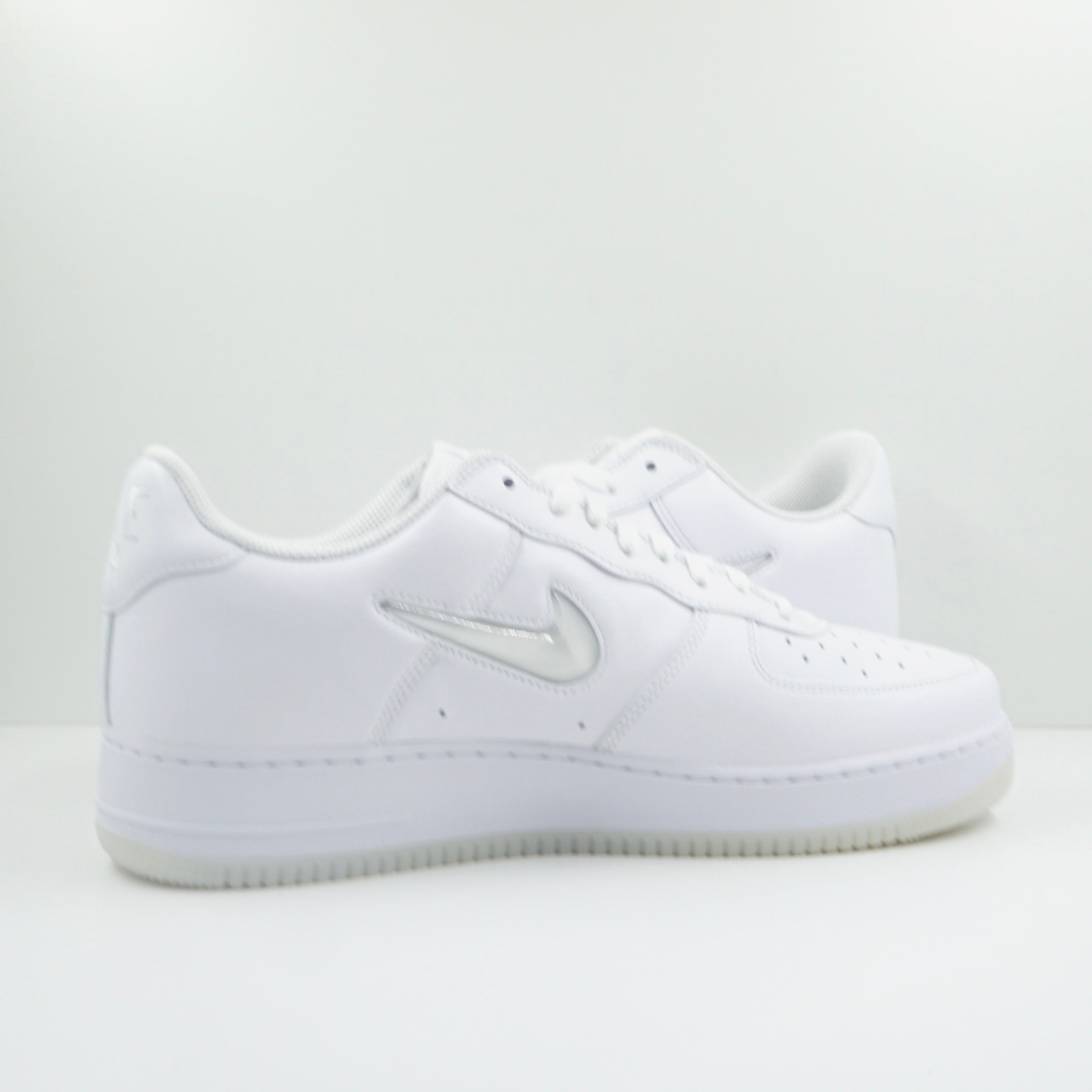 Nike Air Force 1 Low '07 Retro Color of the Month Jewel Swoosh Triple White