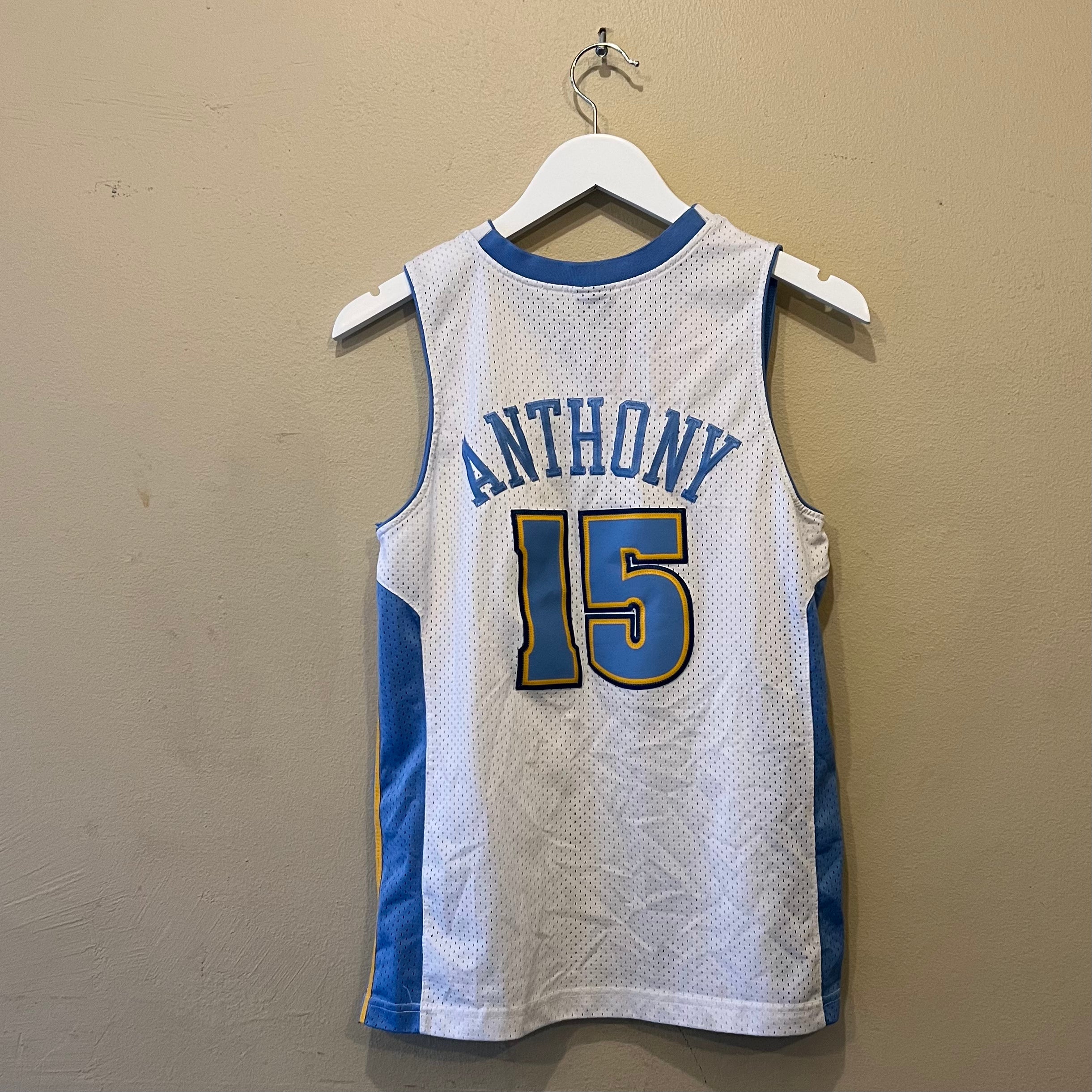 Nike Denver Nuggets Anthony #15 White Basketball Jersey (Youth)