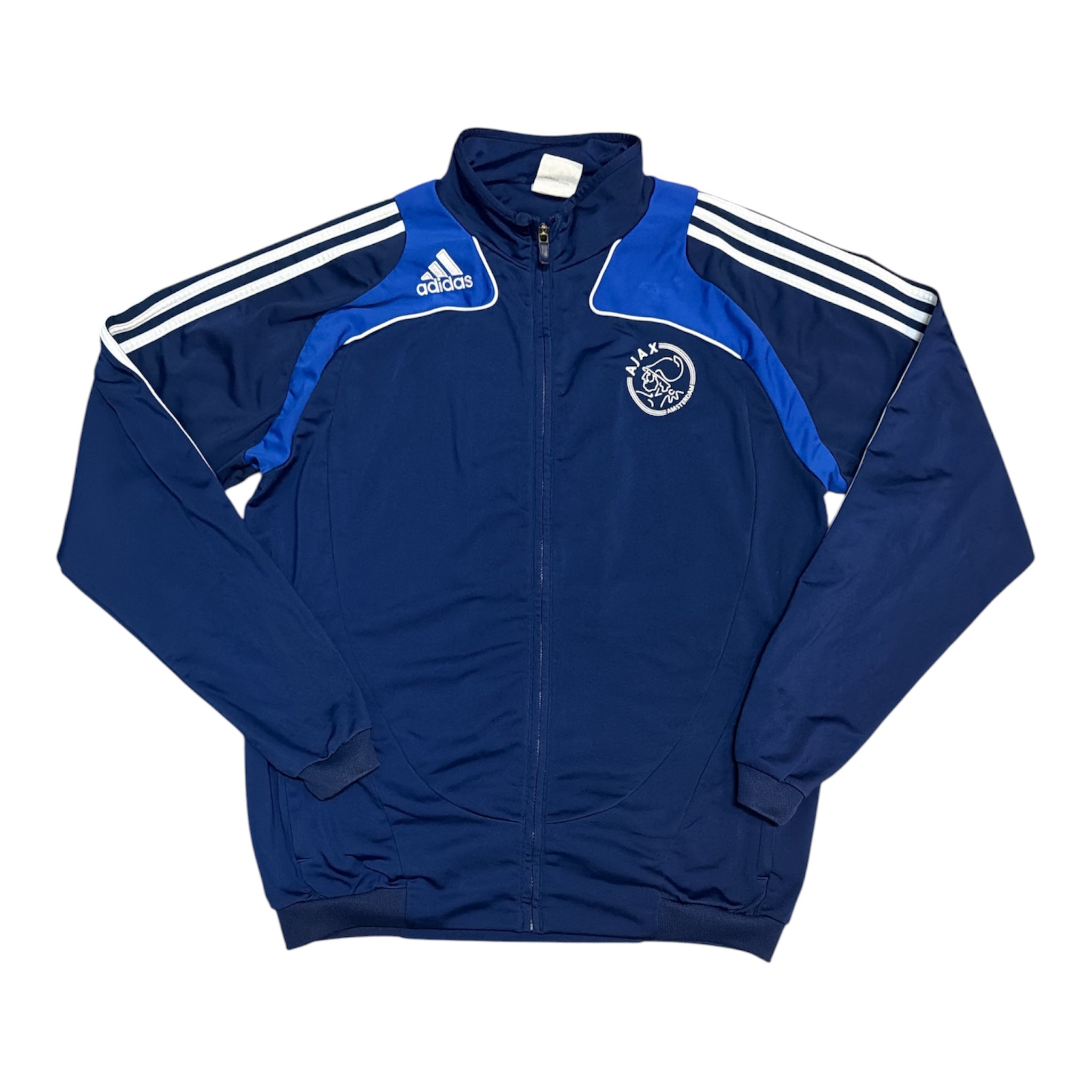 Vintage Adidas Ajax Blue Football Training Track Top