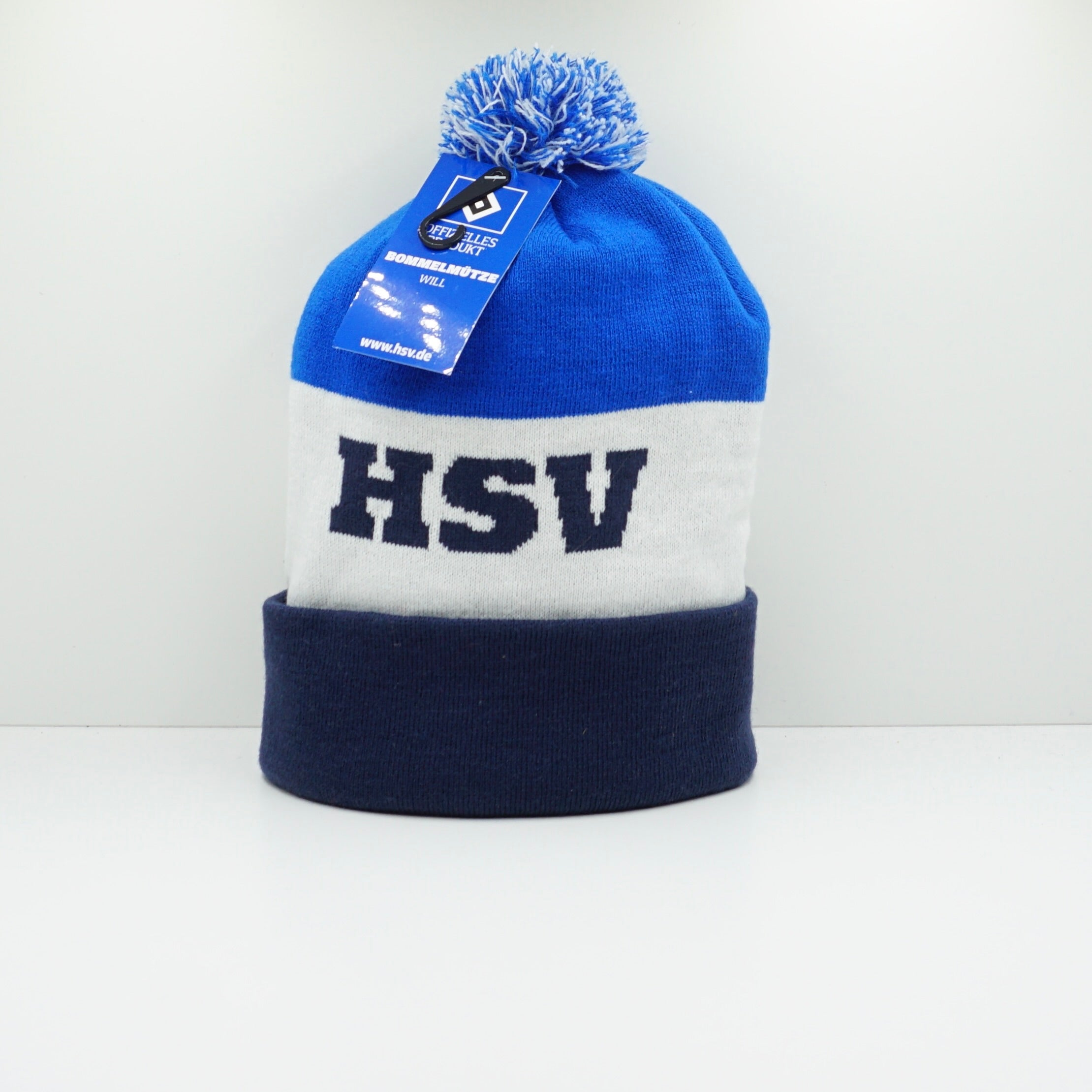 Hamburger SV Blue Bobble Beanie