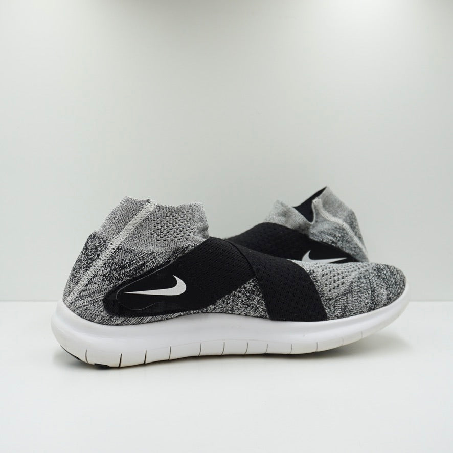 Nike Free RN Motion Flyknit Black White (2017) (W)