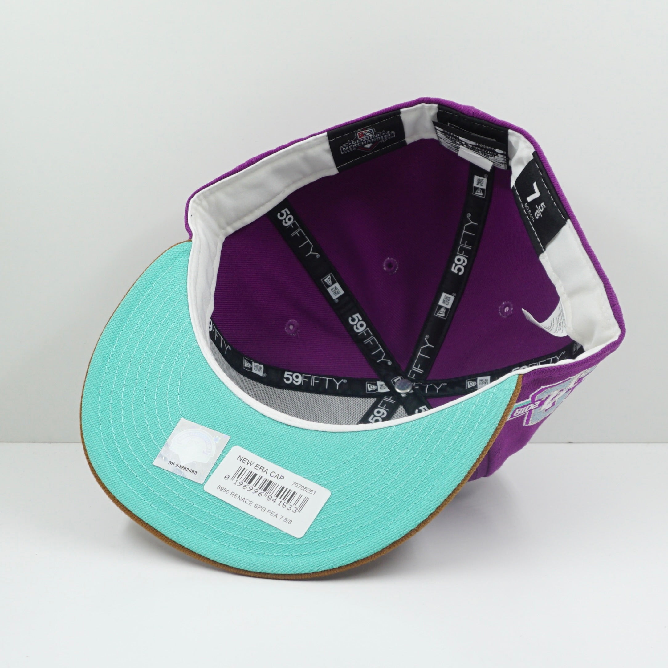 New Era Reno Aces Minor League Purple Brown Fitted Cap