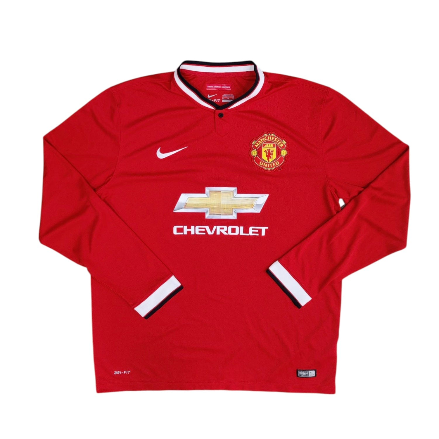 Nike Manchester United 2014/2015 Home Long Sleeve Football Jersey