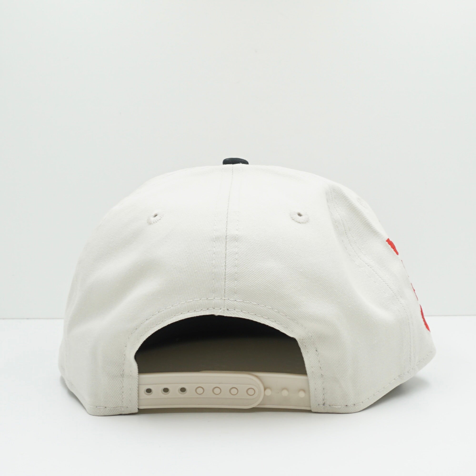 New Era Chicago Bulls Cream Black Snapback Cap