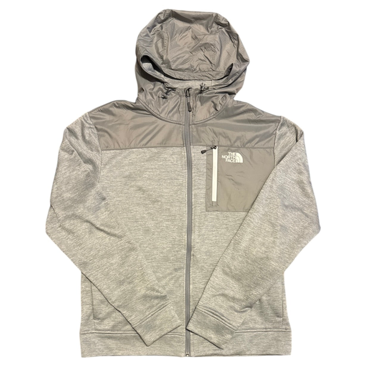 The North Face Mountain Athletics Full Zip Grey Fleece Hoodie