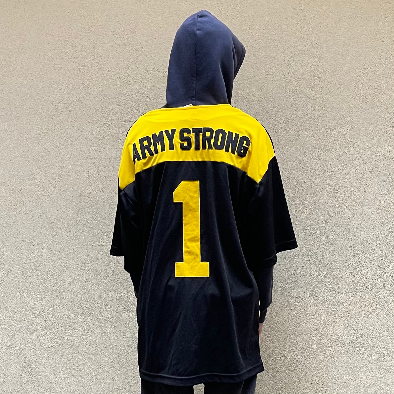 Army Strong Black Yellow Jersey