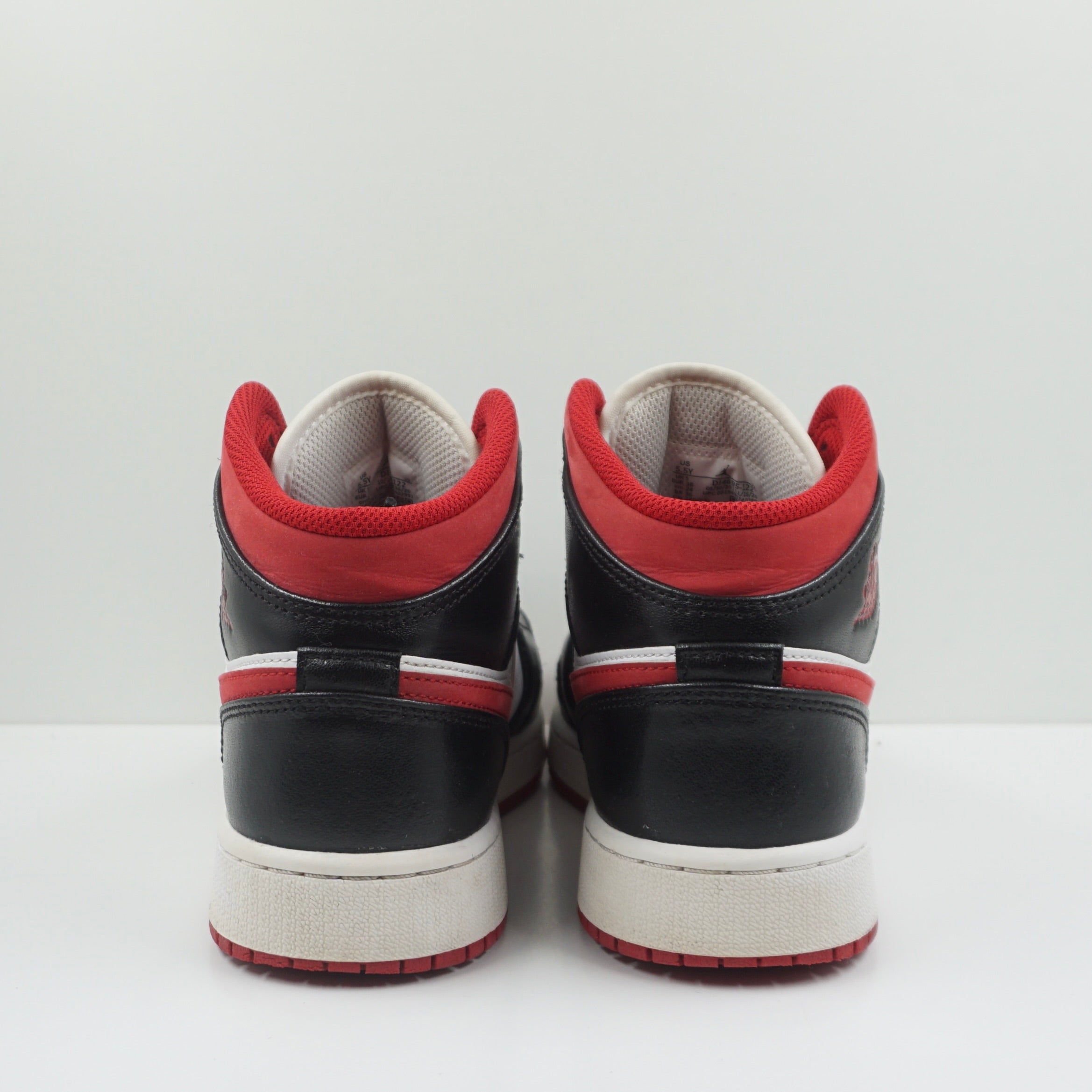 Jordan 1 Mid Gym Red Black White (GS)
