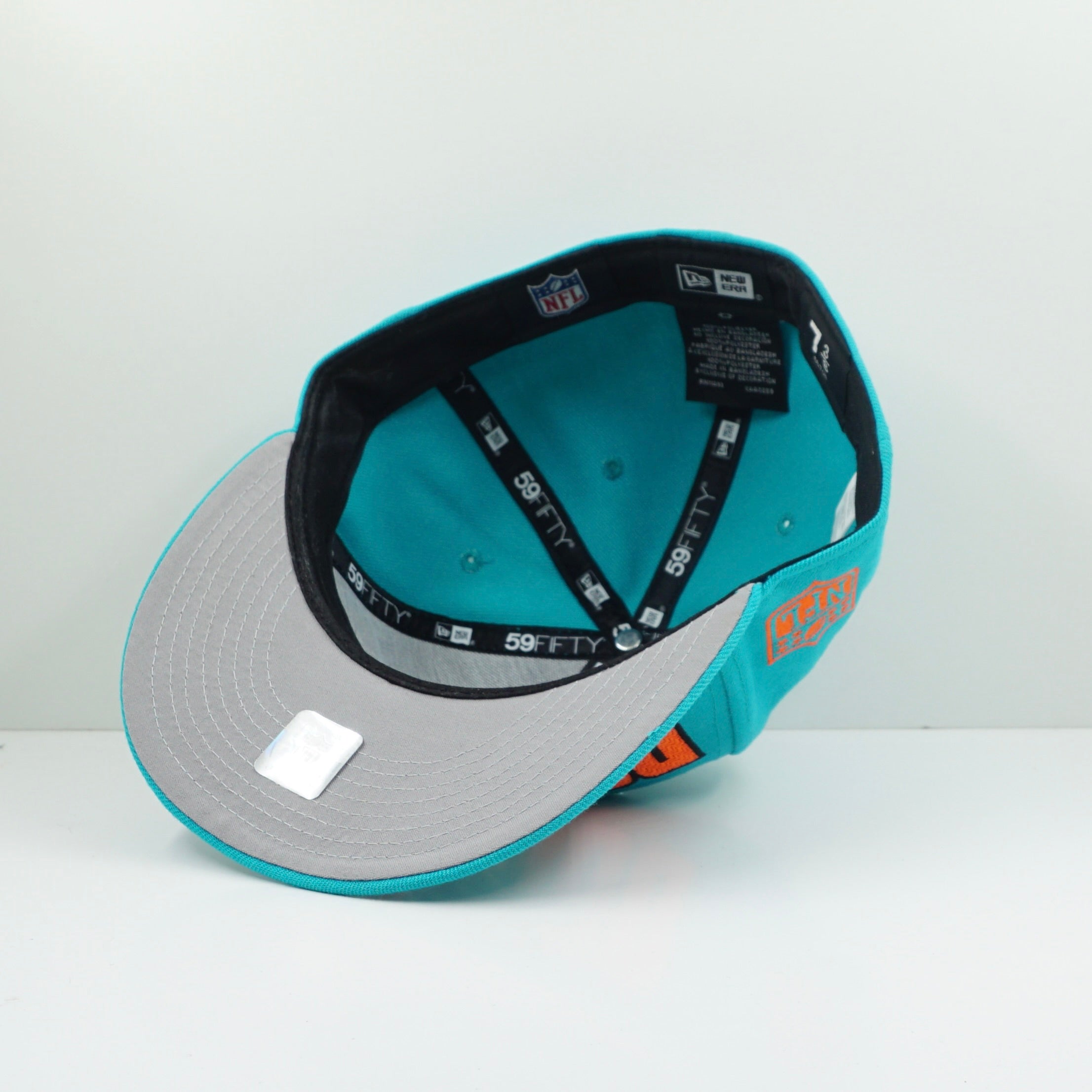 New Era Miami Dolphins Large Logo Fitted Cap