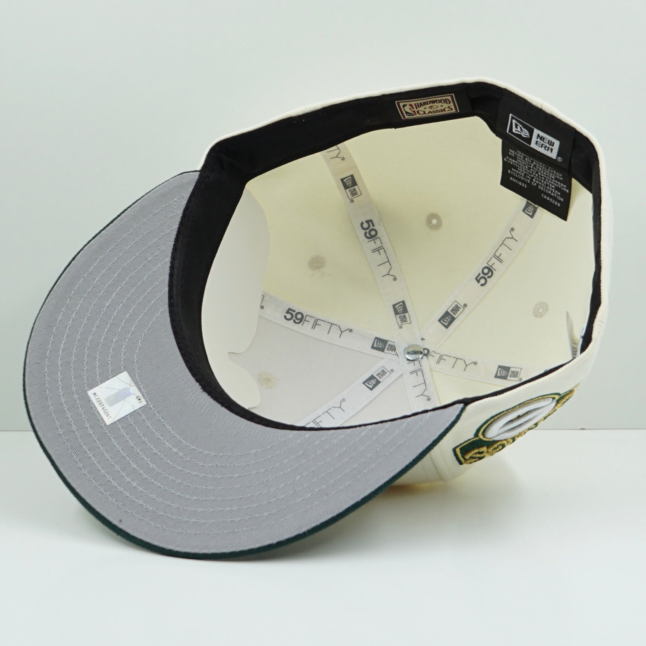New Era Seattle Sonics Cream Green Fitted Cap