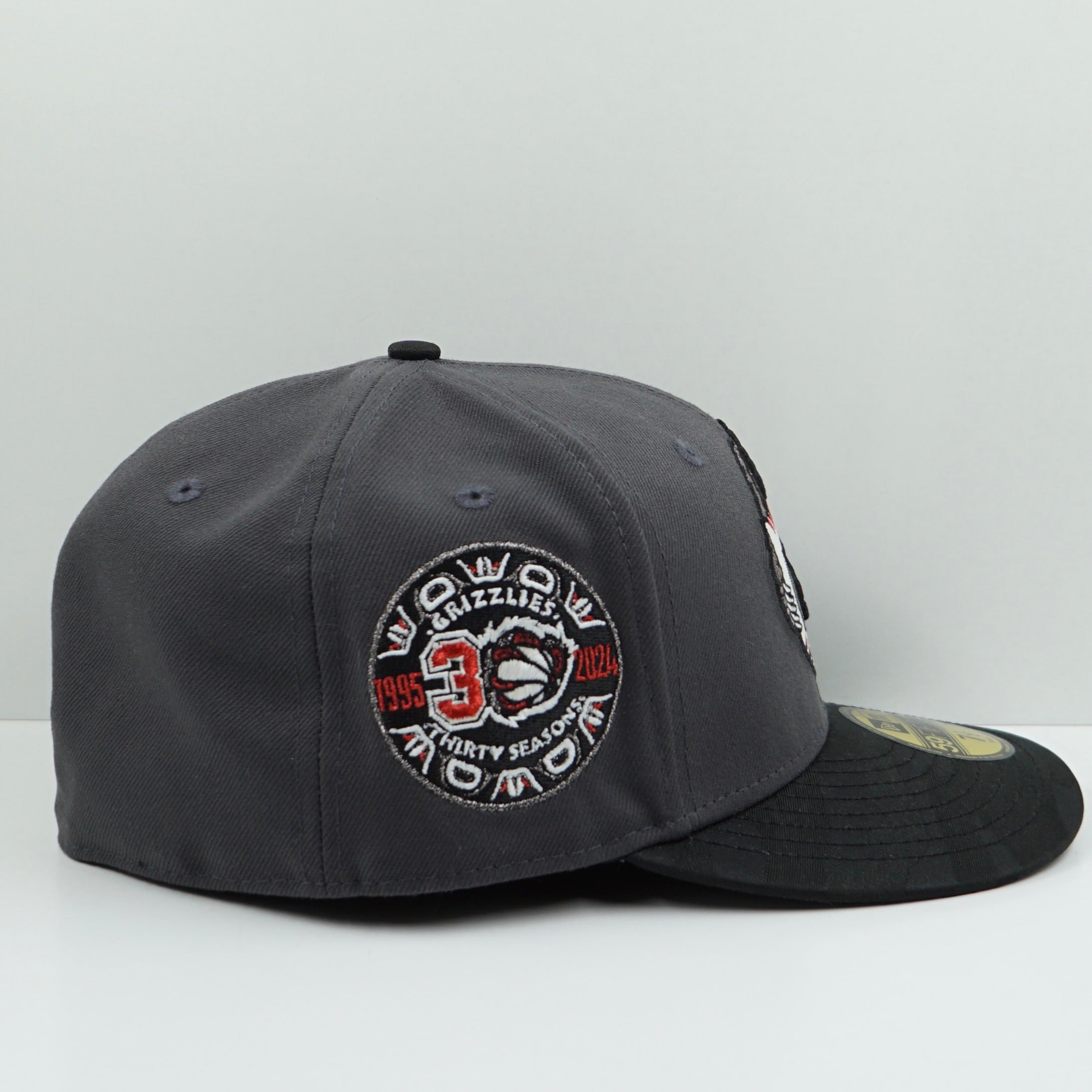 New Era Hardwood Classics Memphis Grizzlies 1995-2024 Grey Fitted Cap