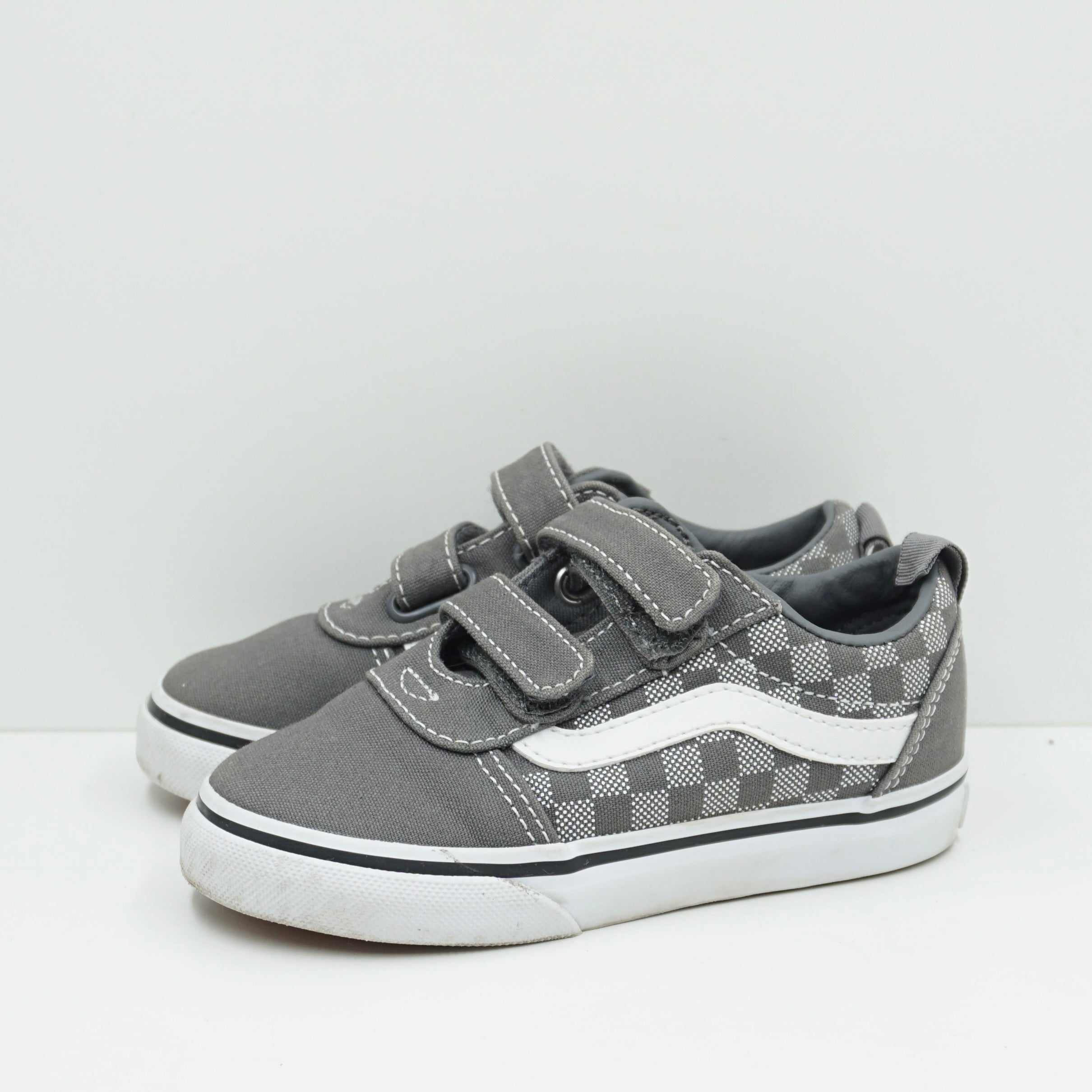Vans Grey Checkered Velcro Straps (TD)