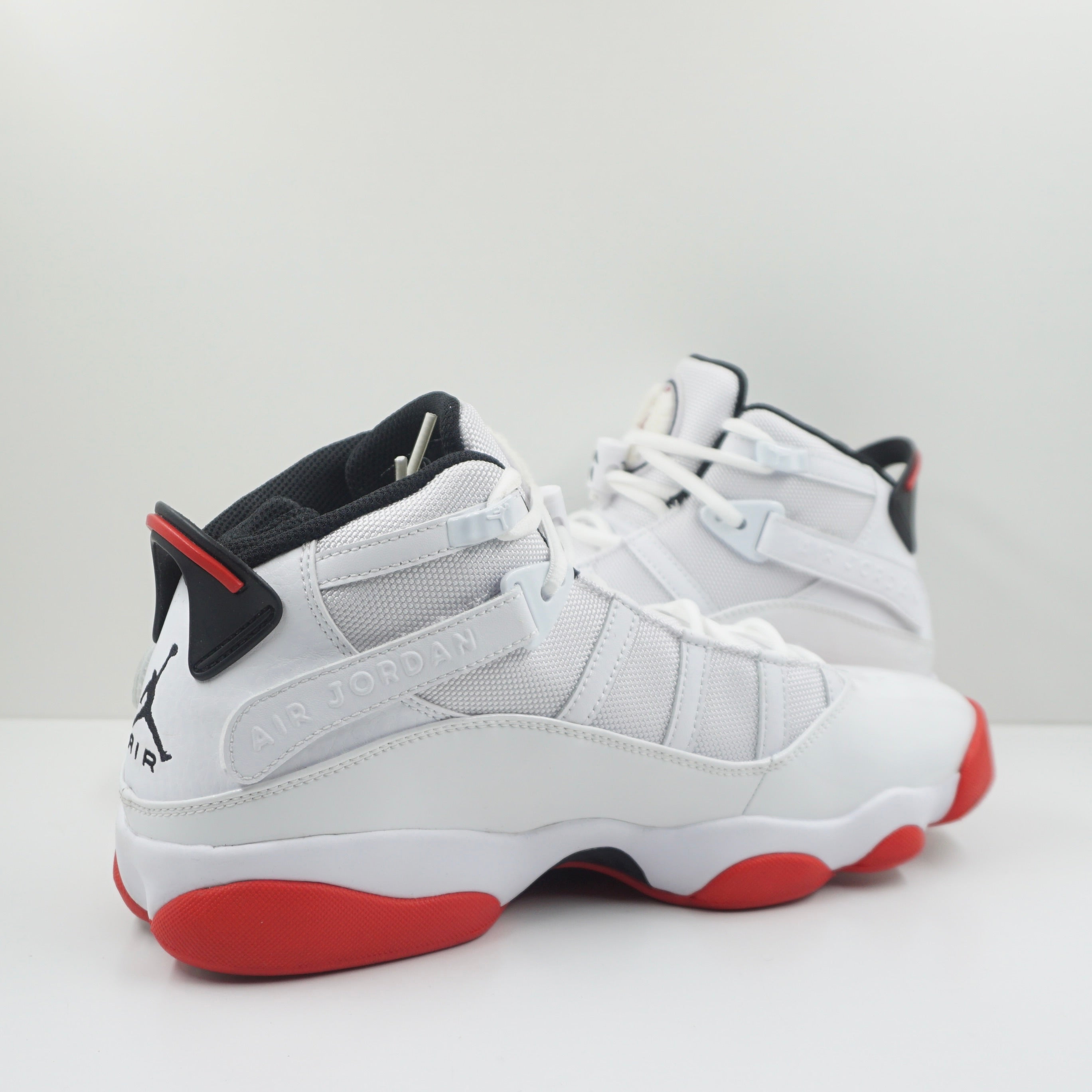 Jordan 6 Rings White University Red Black
